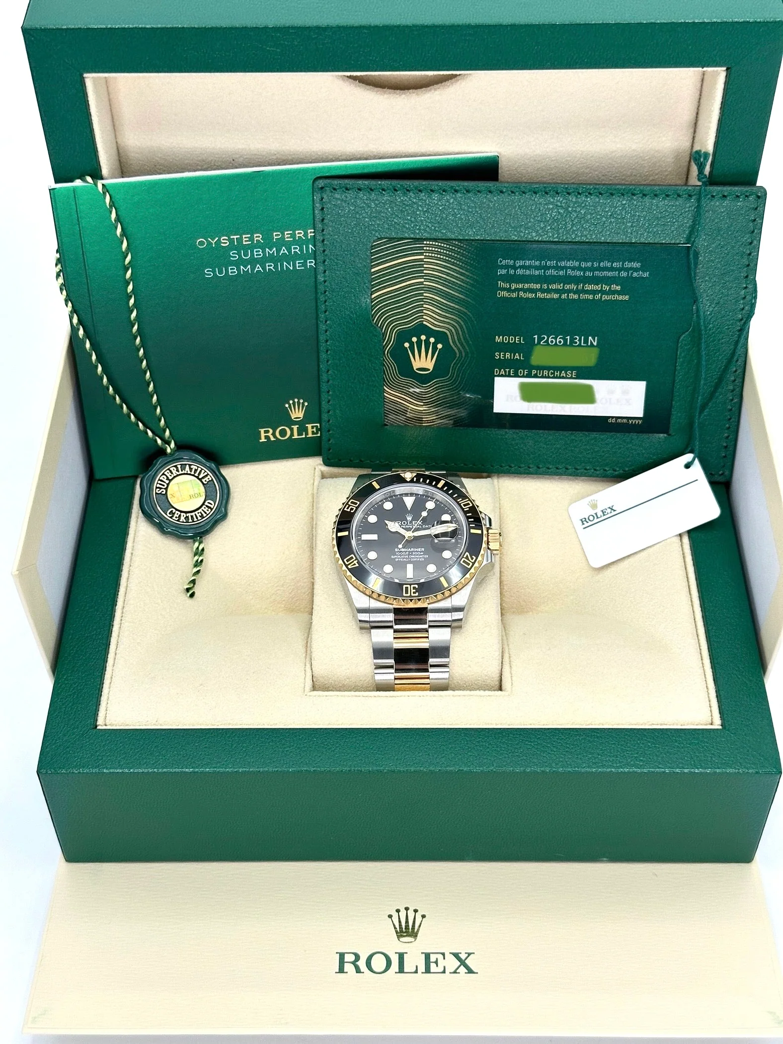 2023 Rolex Submariner 41mm 126613LN Two-Tone Black Dial - Image 11