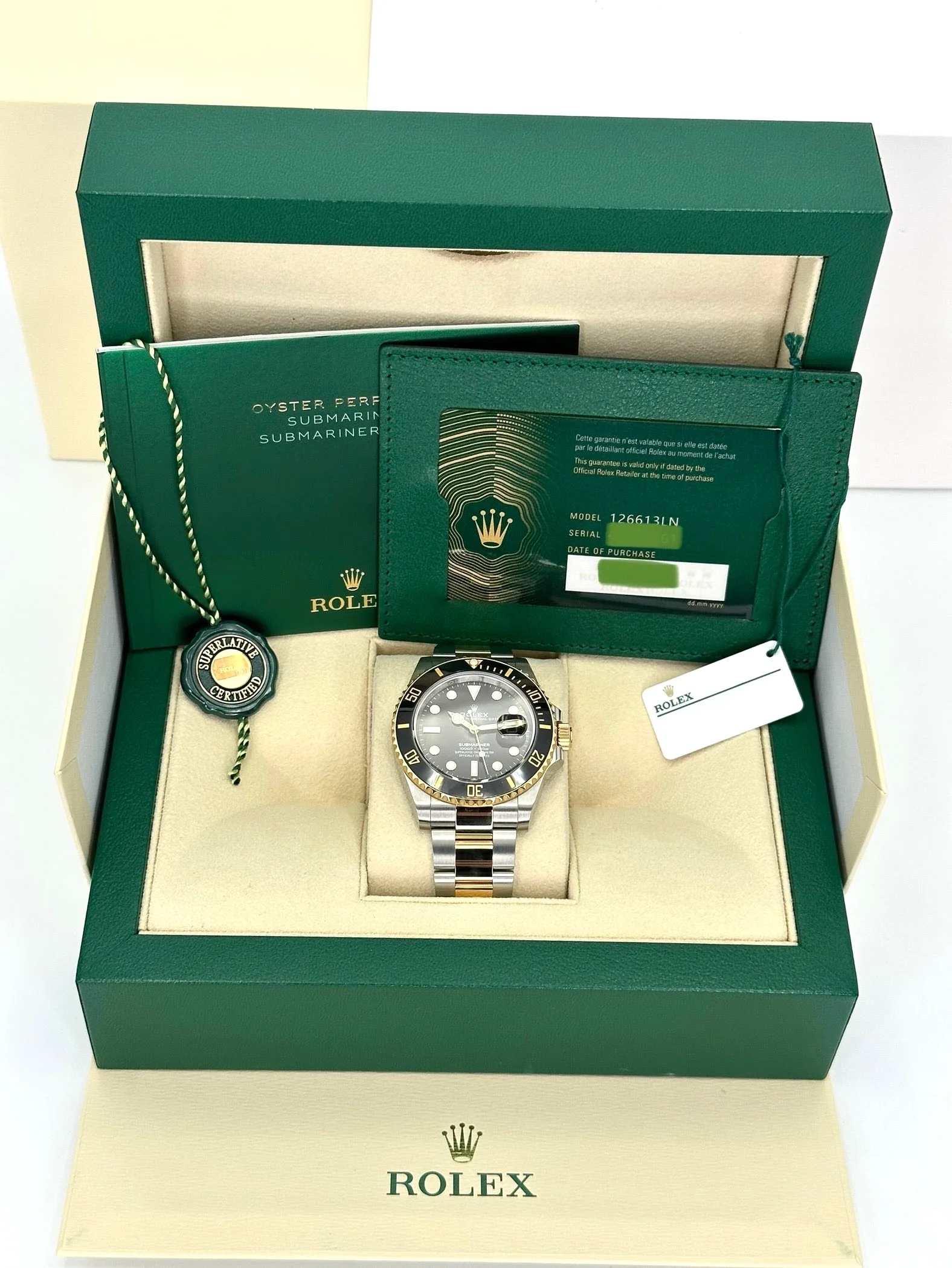 2023 Rolex Submariner 41mm 126613LN Two-Tone Black Dial - Image 12