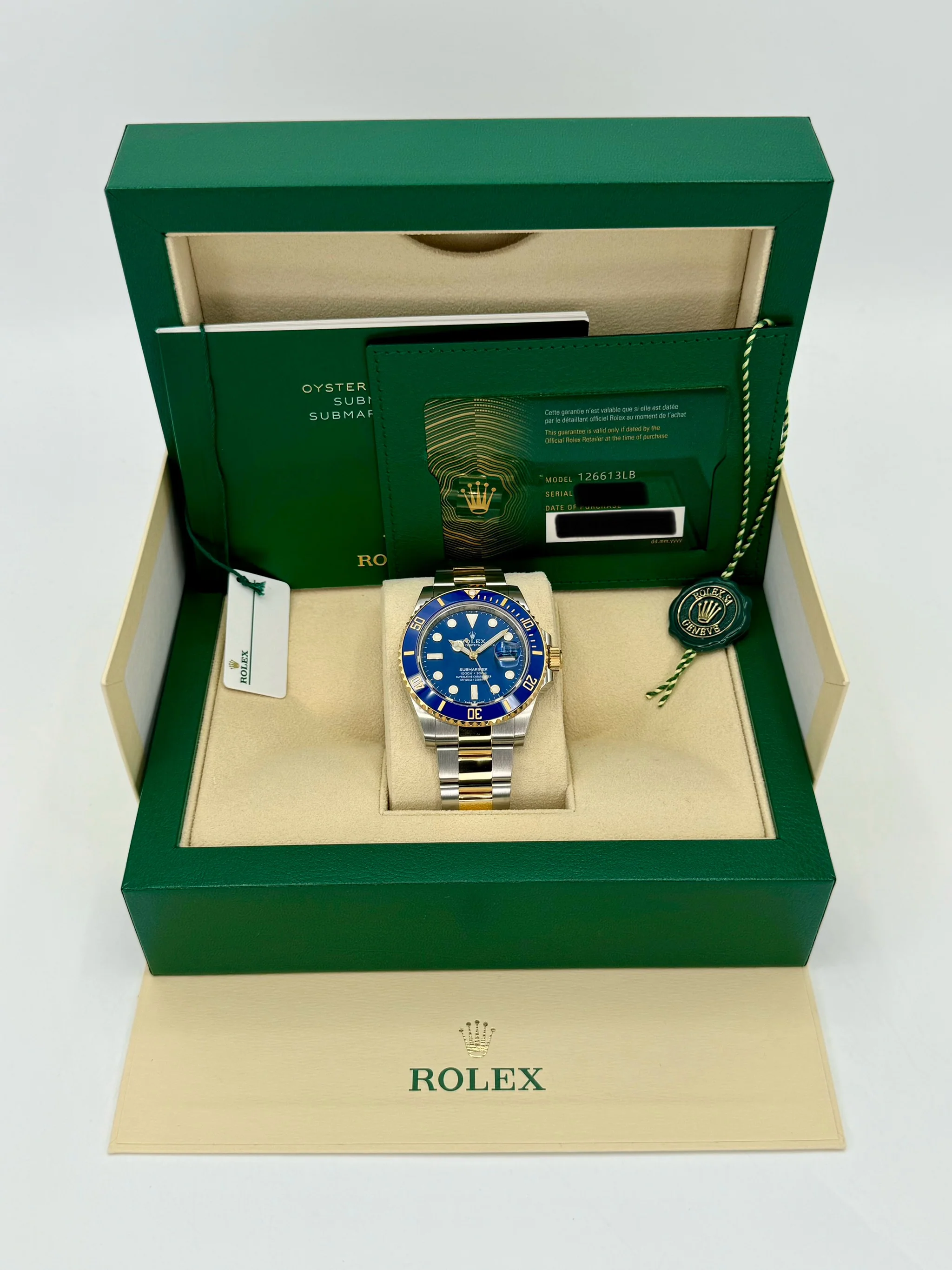 2023 Rolex Submariner "Bluesy" 41mm 126613LB Two-Tone Blue Dial - Image 11