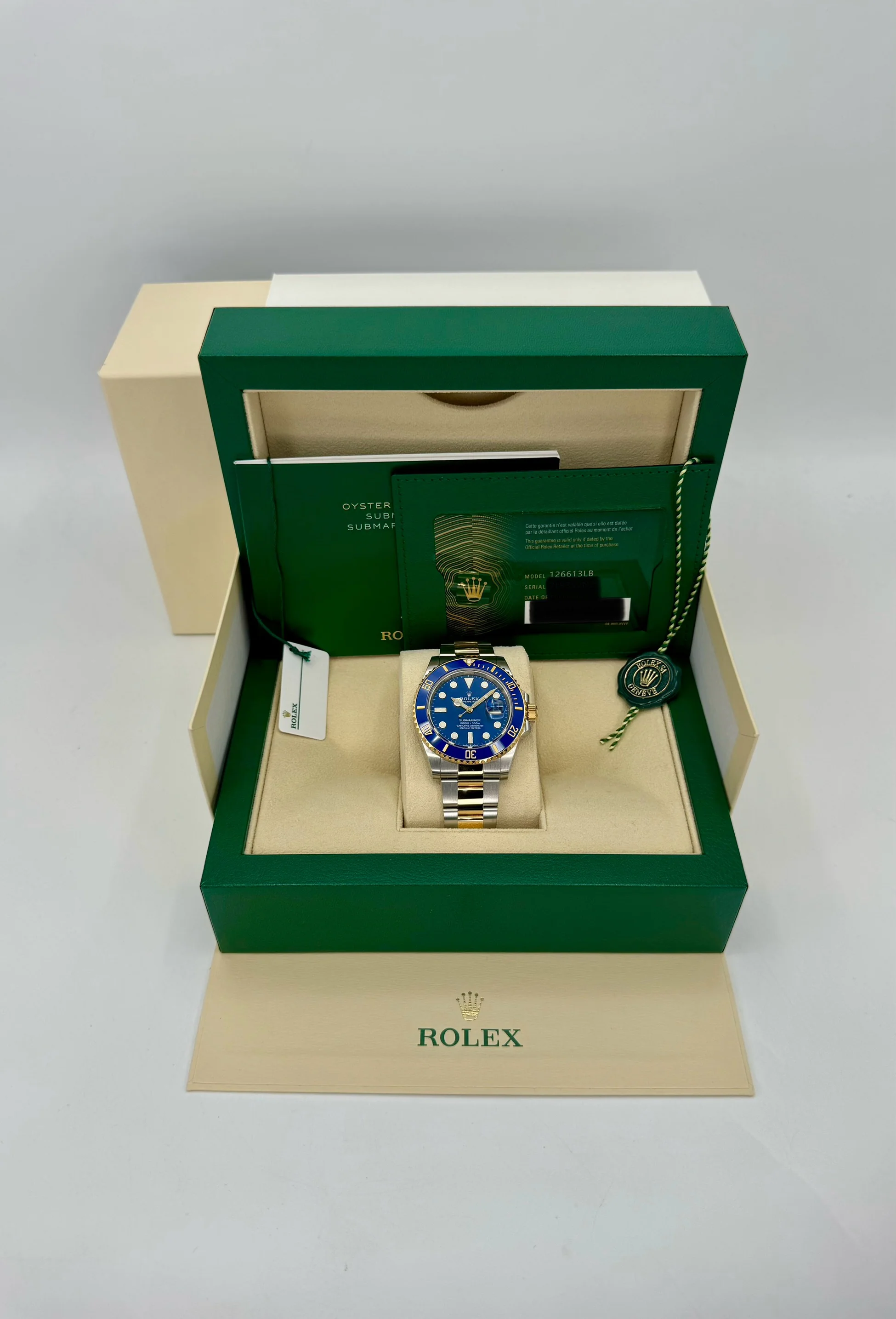 2023 Rolex Submariner "Bluesy" 41mm 126613LB Two-Tone Blue Dial - Image 12