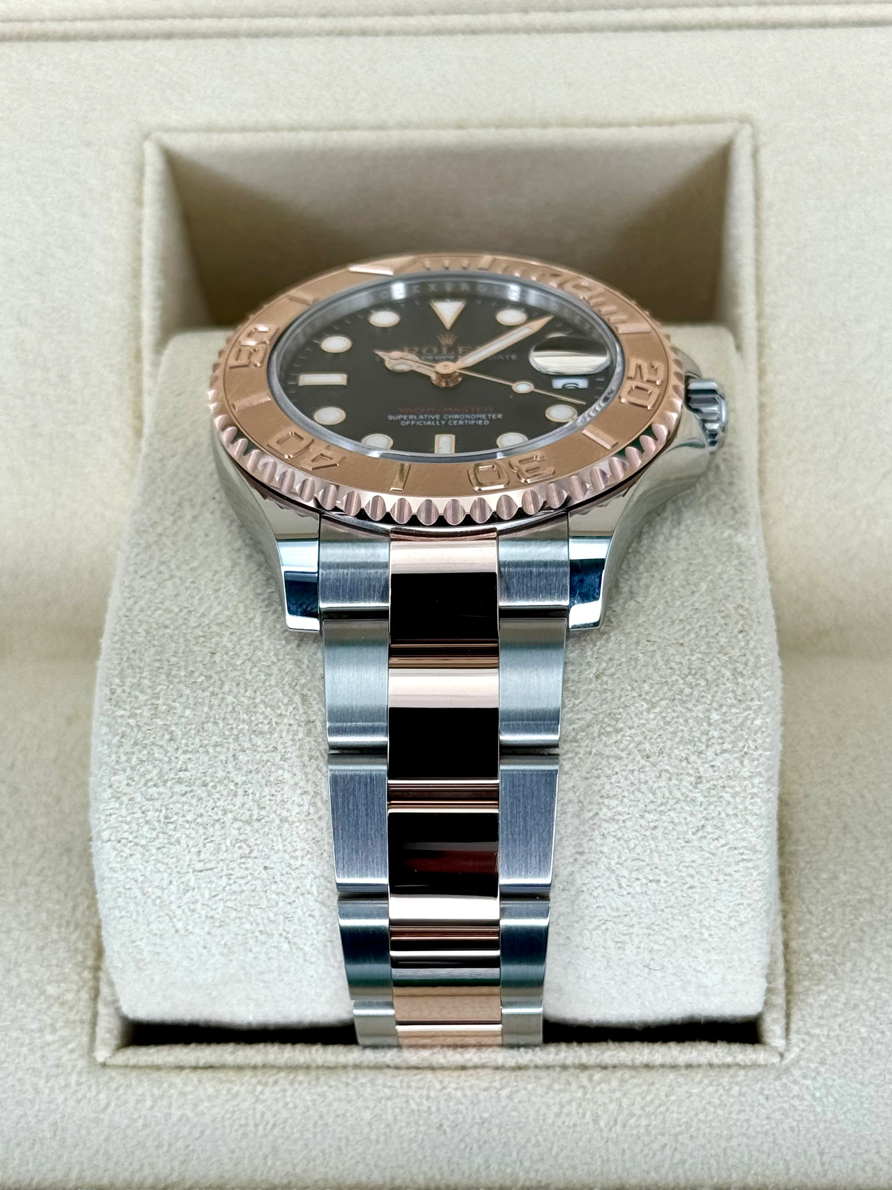 NEW 2023 Rolex Yacht-Master 37mm 268621 Black Dial - Image 3
