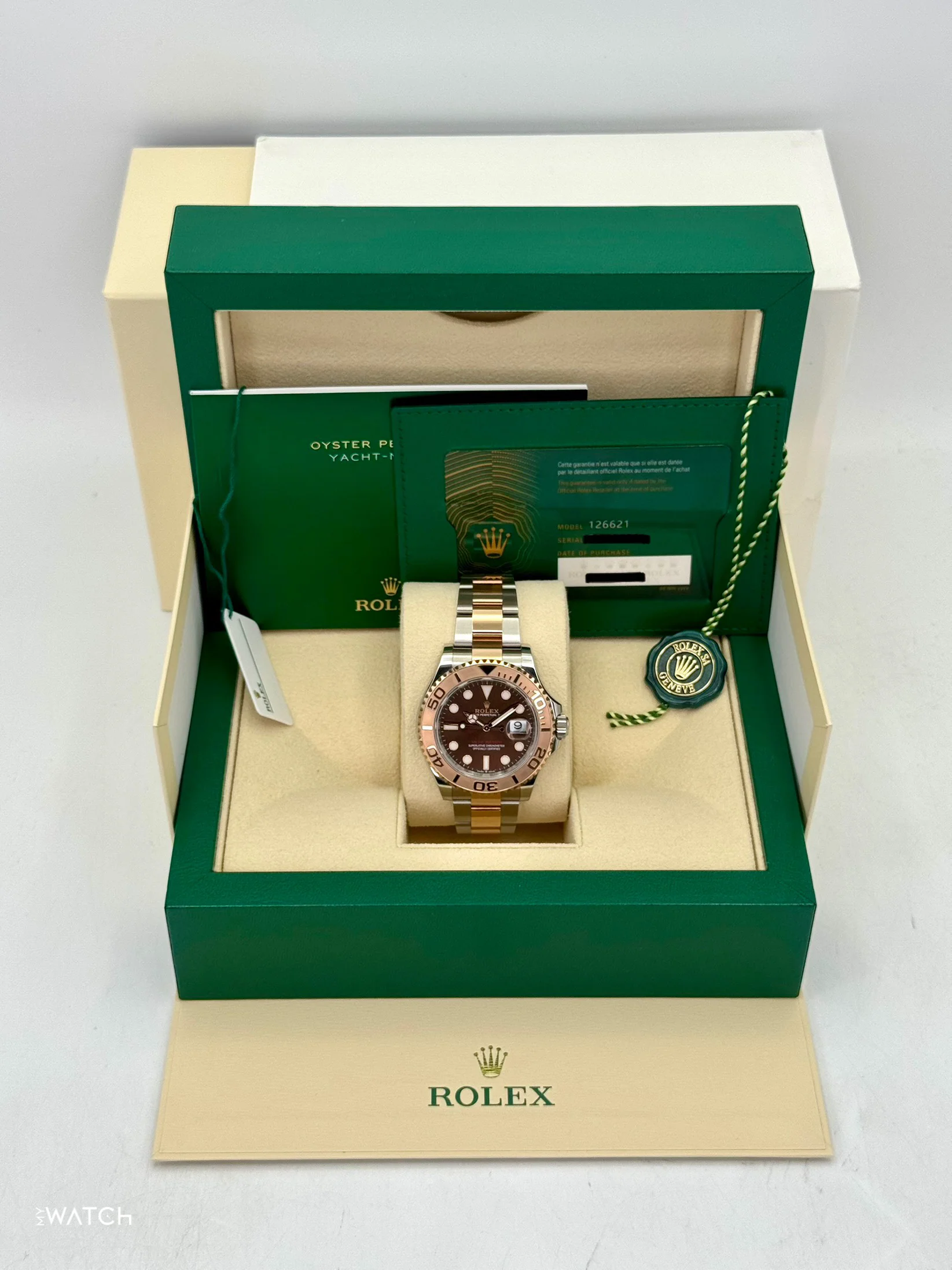 2023 Rolex Yacht-Master 40mm 126621 Two-Tone Chocolate Dial - Image 9