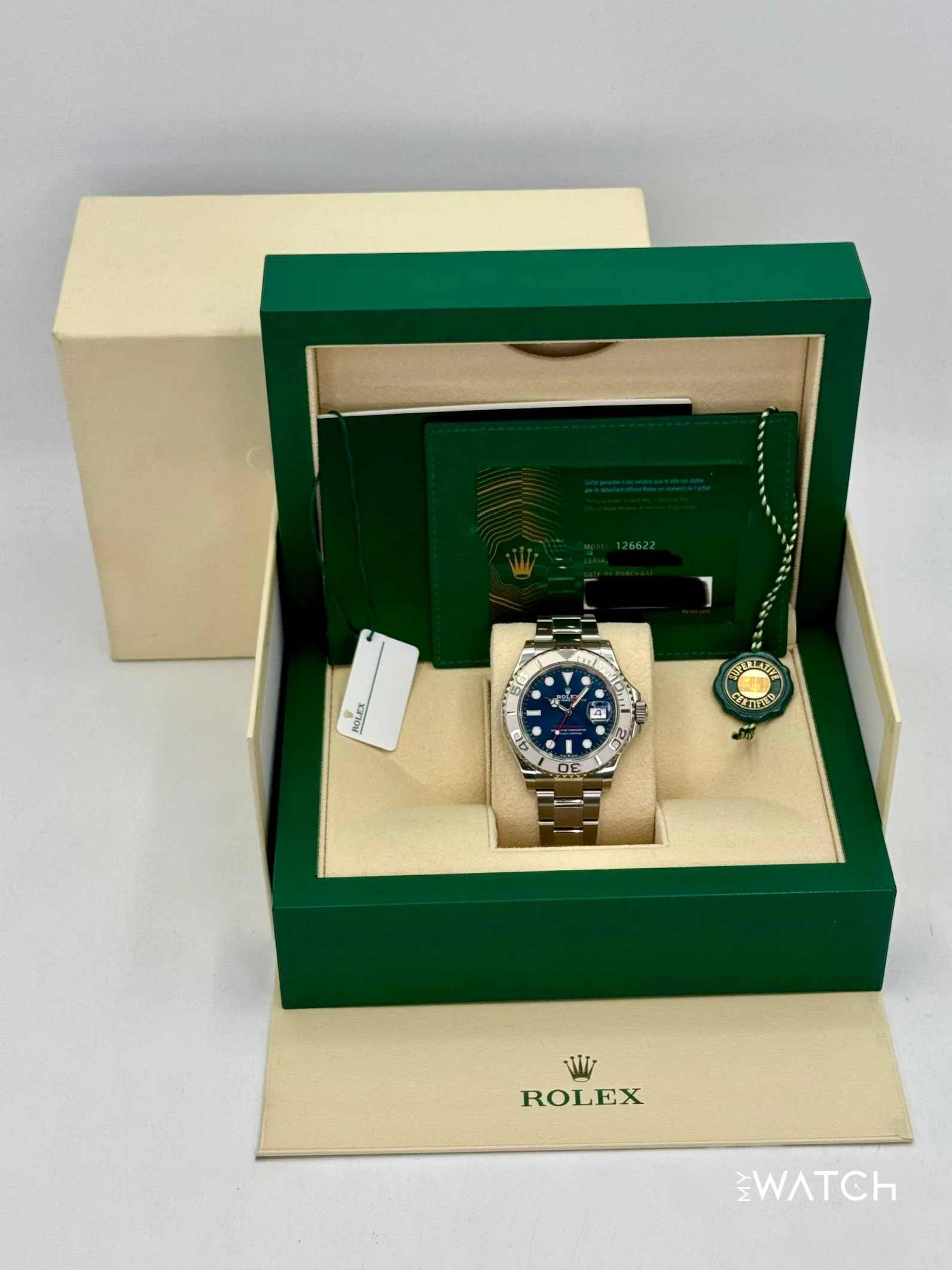 2023 Rolex Yacht-Master 40mm 126622 Blue Dial - Image 9