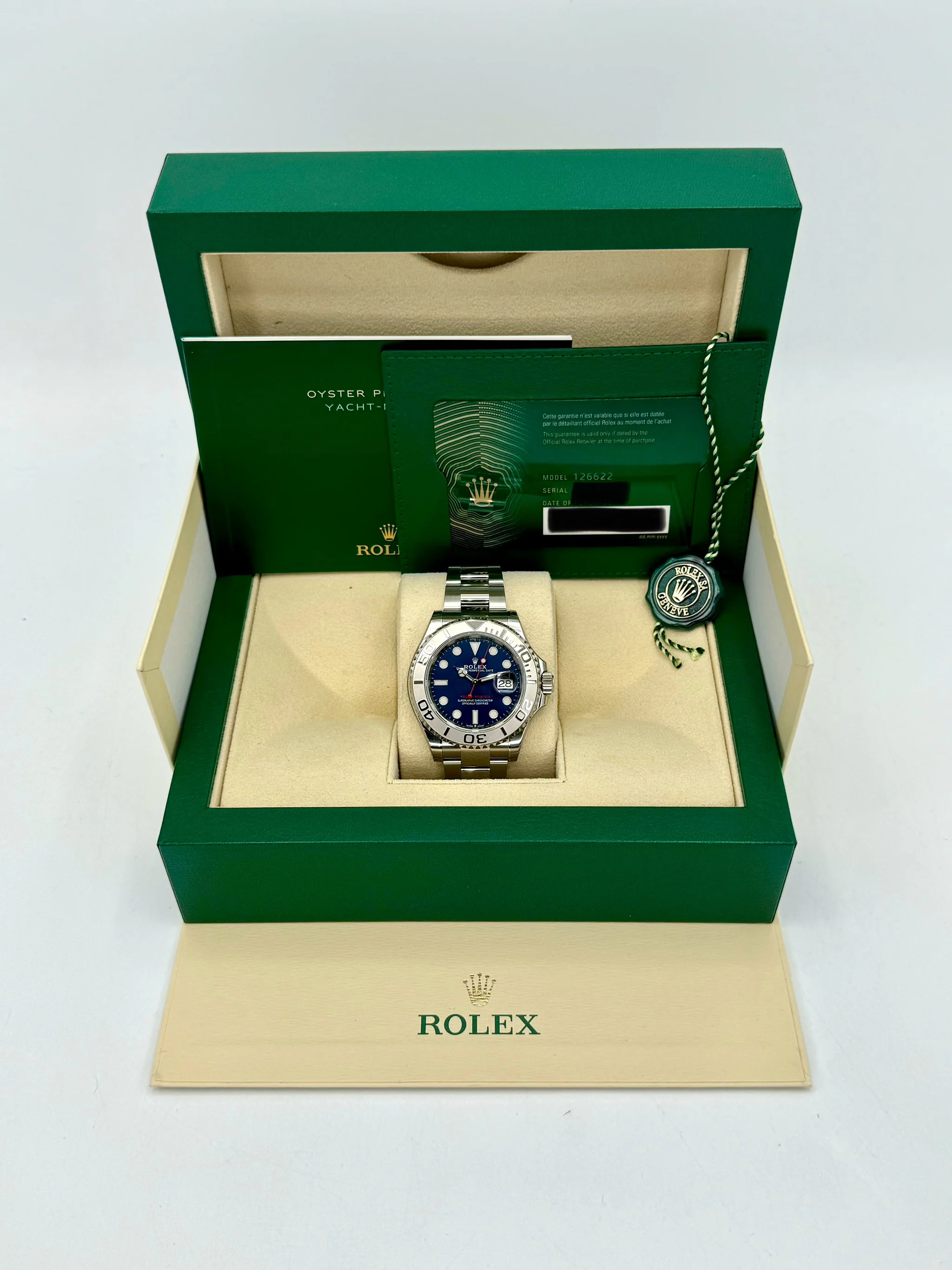 NEW 2023 Rolex Yacht-Master 40mm 126622 Stainless Steel Blue Dial - Image 11
