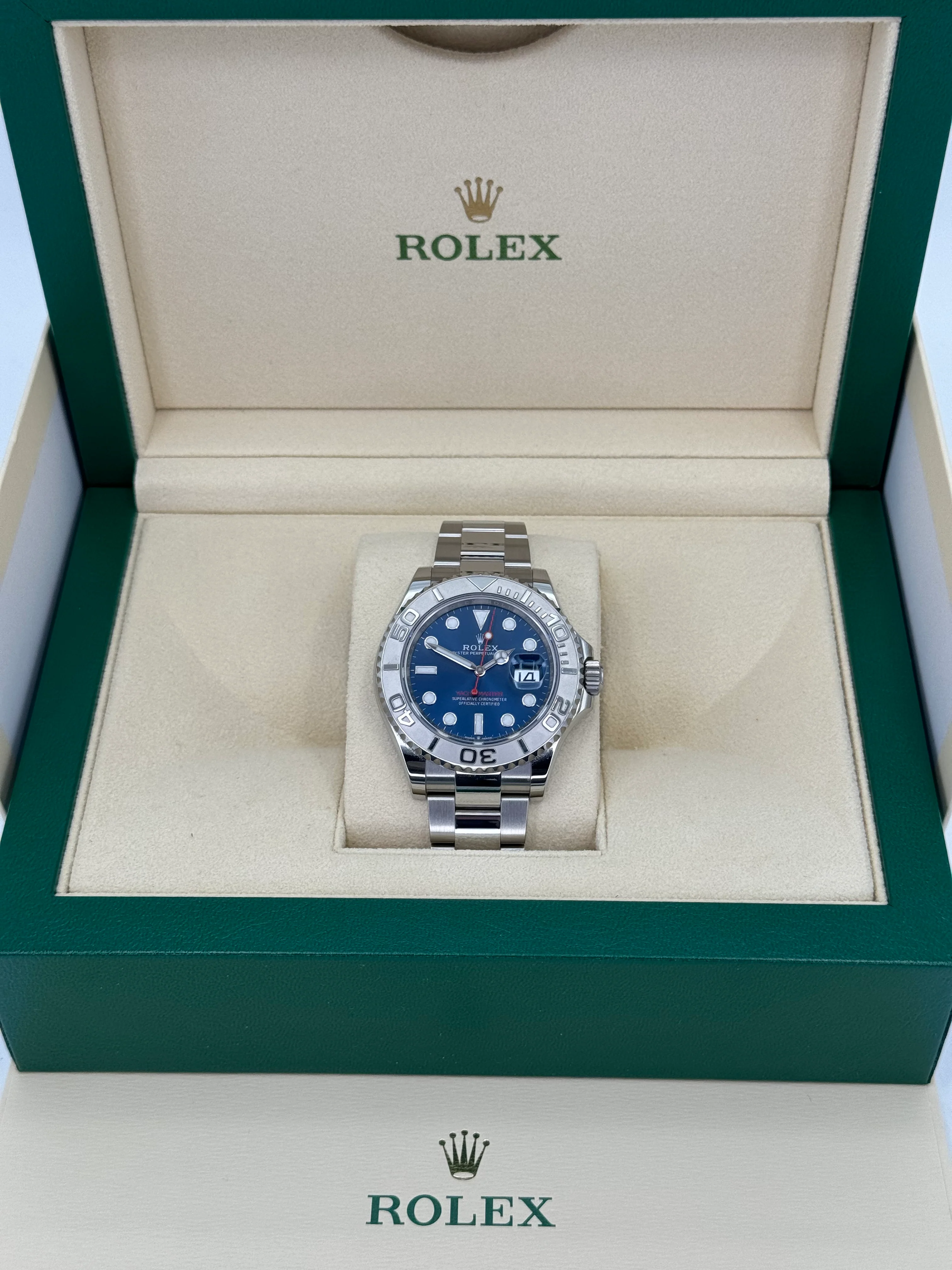 NEW 2023 Rolex Yacht-Master 40mm 126622 Stainless Steel Blue Dial - Image 11