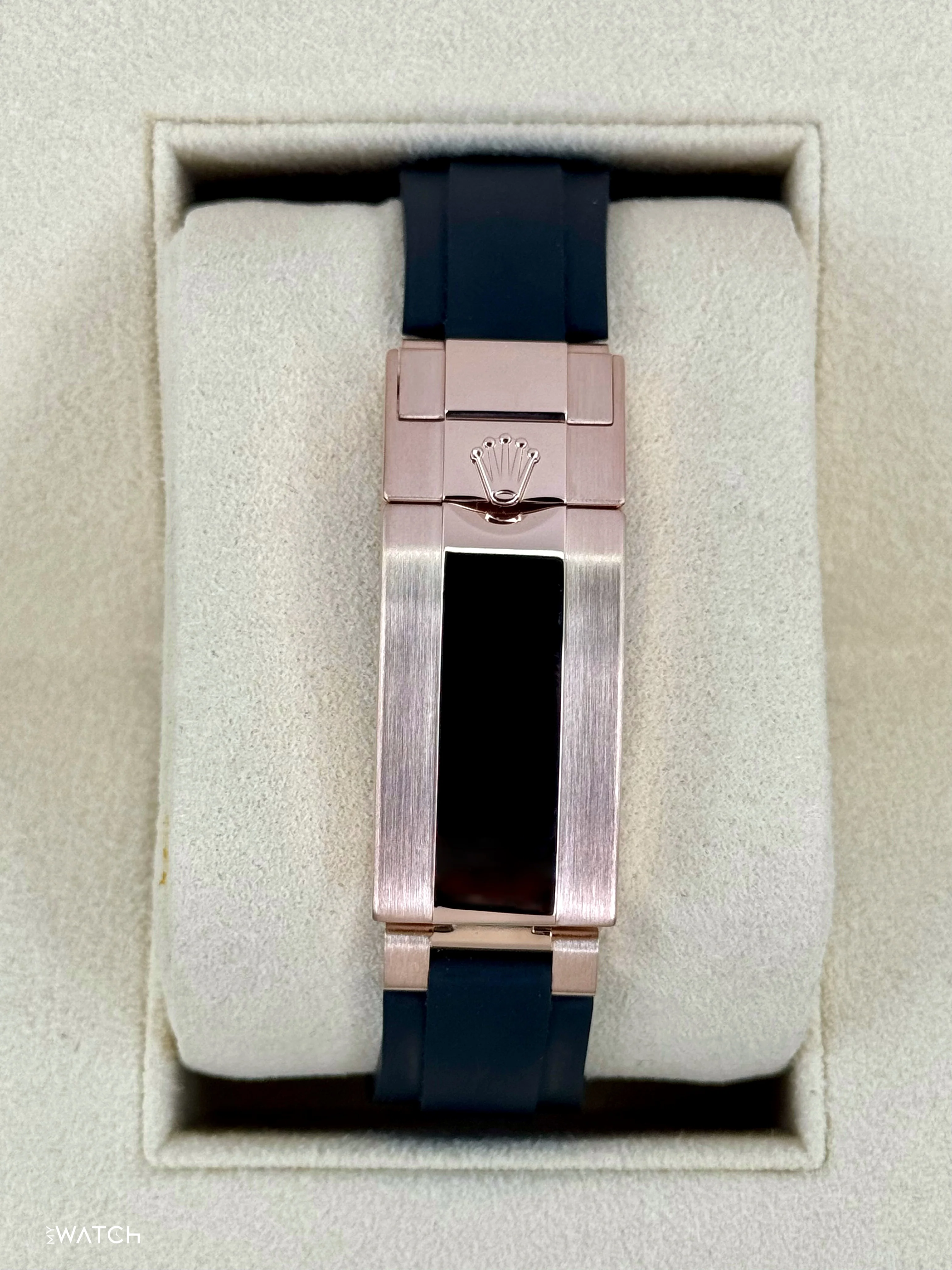 2023 Rolex Yacht-Master 40mm 126655 Rose Gold Diamond Paved Dial - Image 2