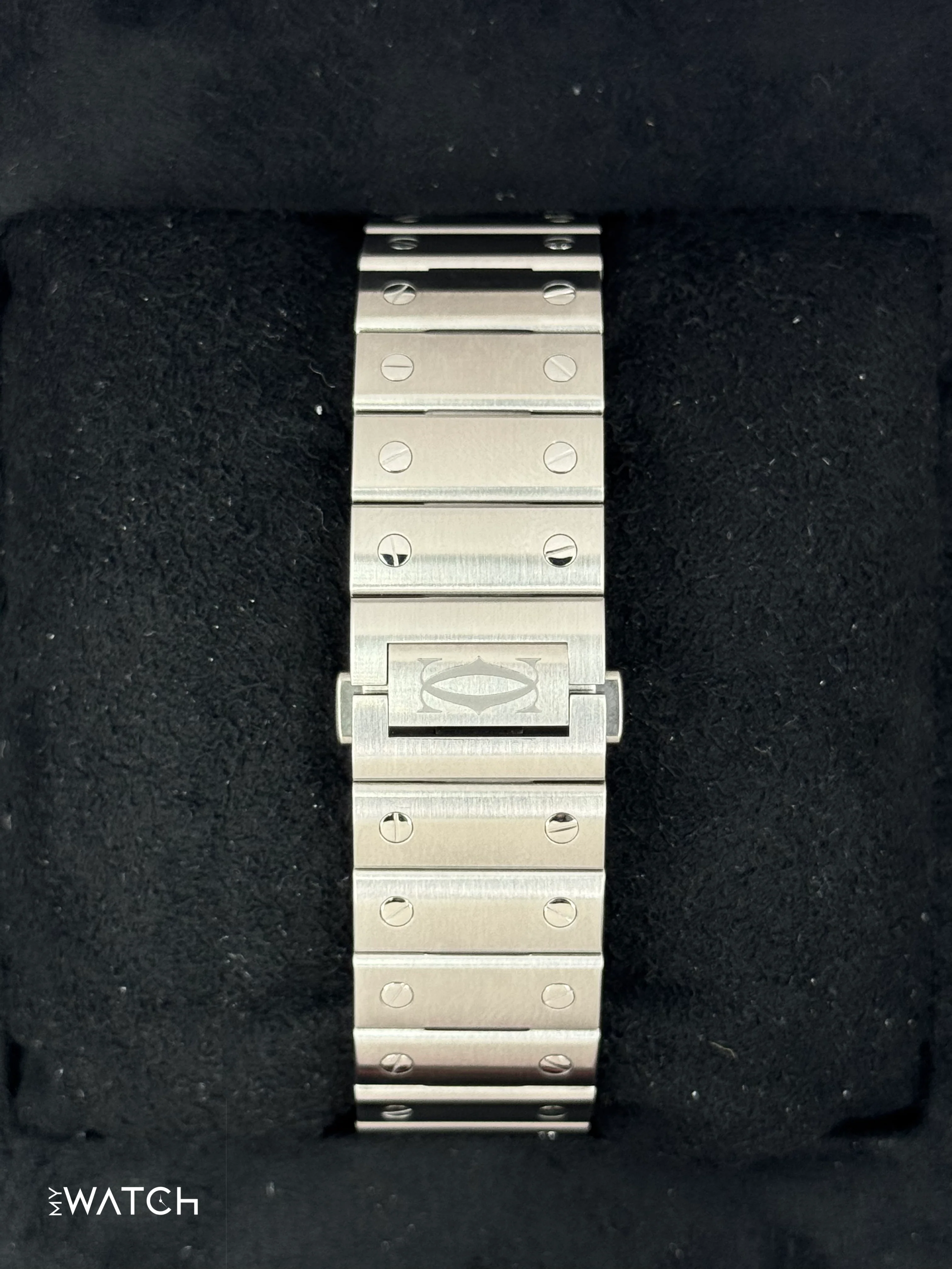 2023 Santos De Cartier 39.8mm WSSA0018 Stainless Steel White Dial - Image 2
