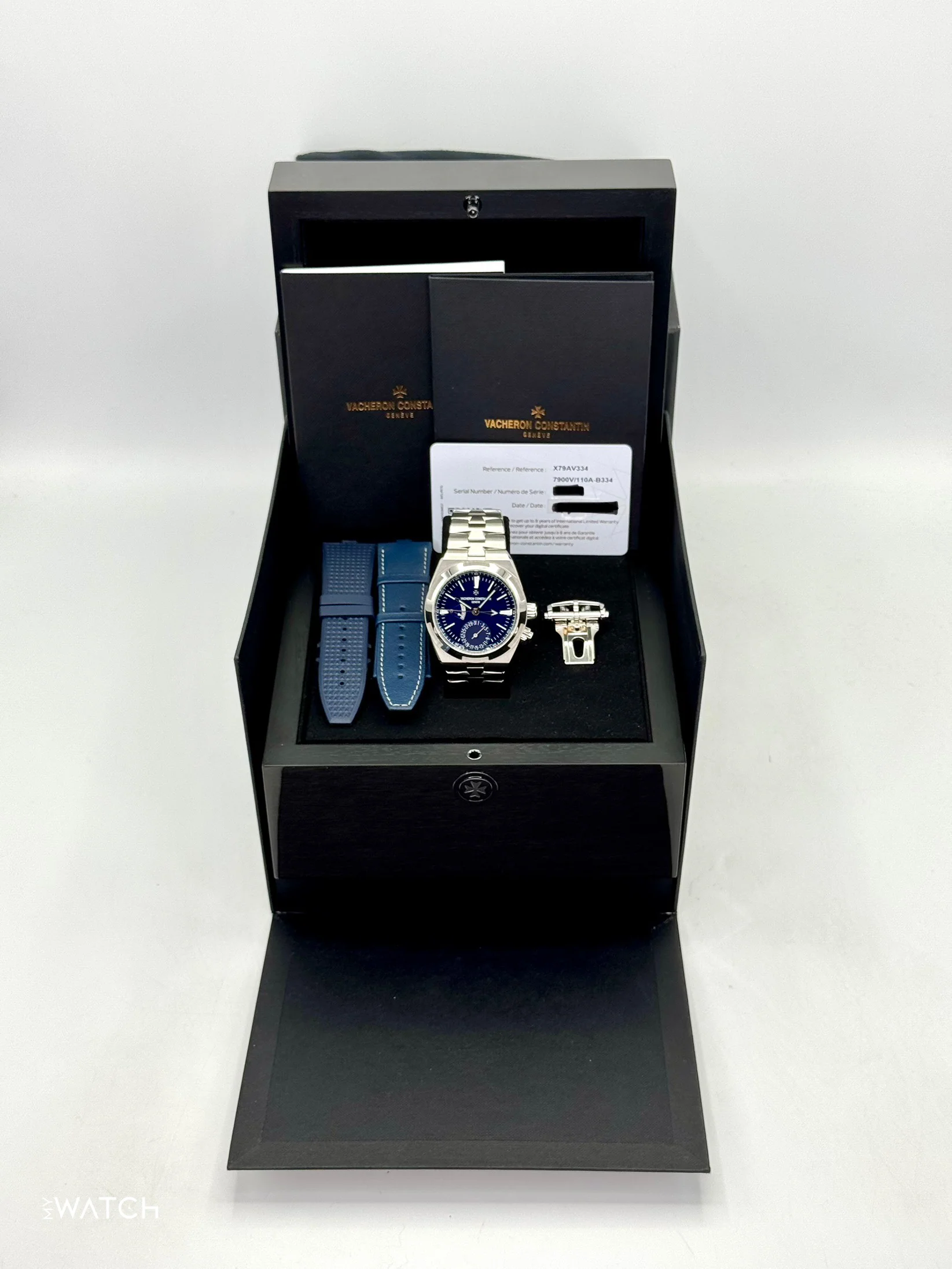 2023 Vacheron Constantin Overseas Dual Time 41mm 7900V Blue Dial - Image 10