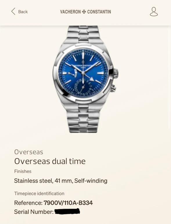2023 Vacheron Constantin Overseas Dual Time 41mm 7900V Blue Dial - Image 10