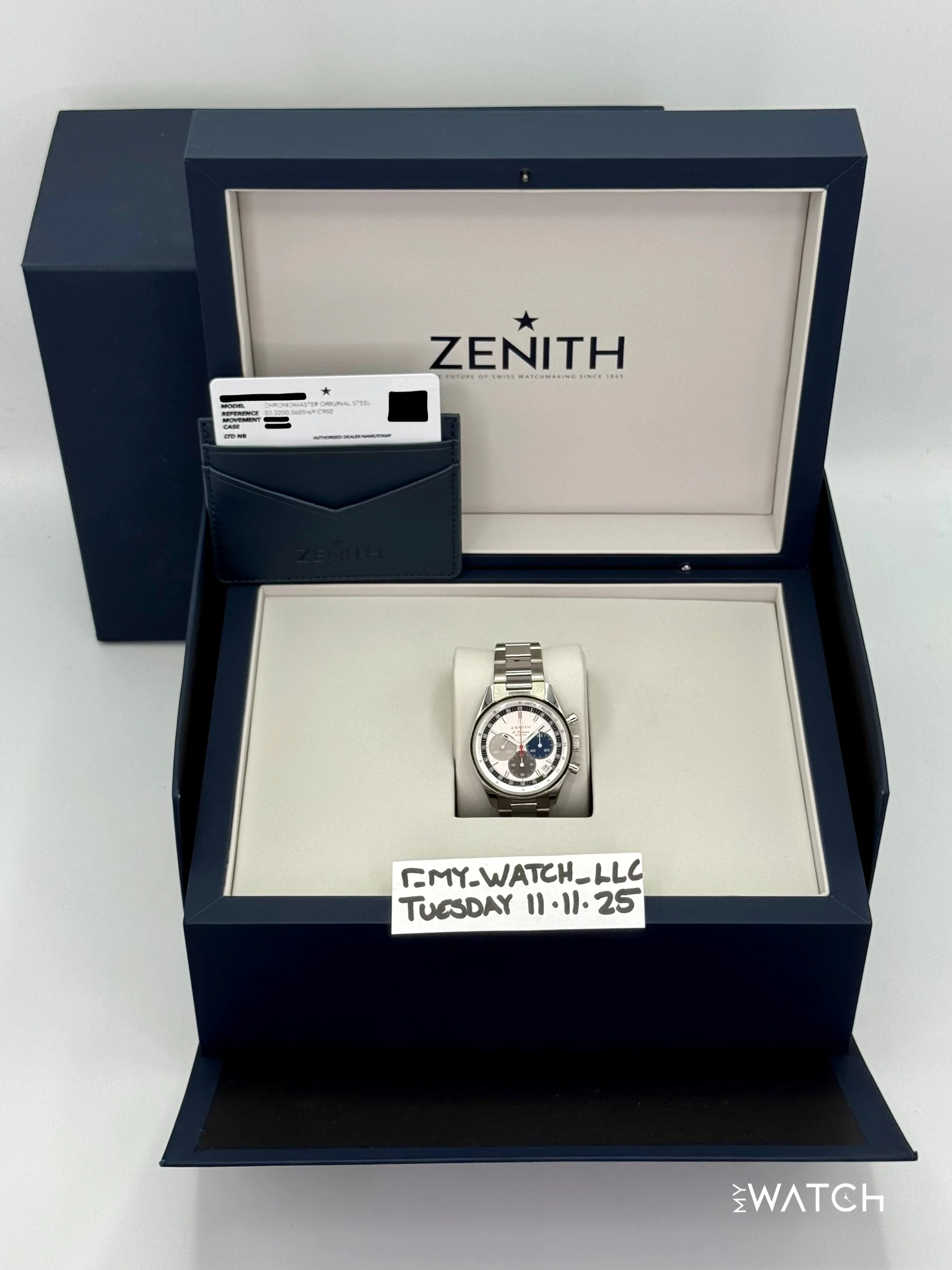 2023 Zenith Chronomaster Original 38mm 03.3200/69.C902 Stainless Steel Silver Dial - Image 12