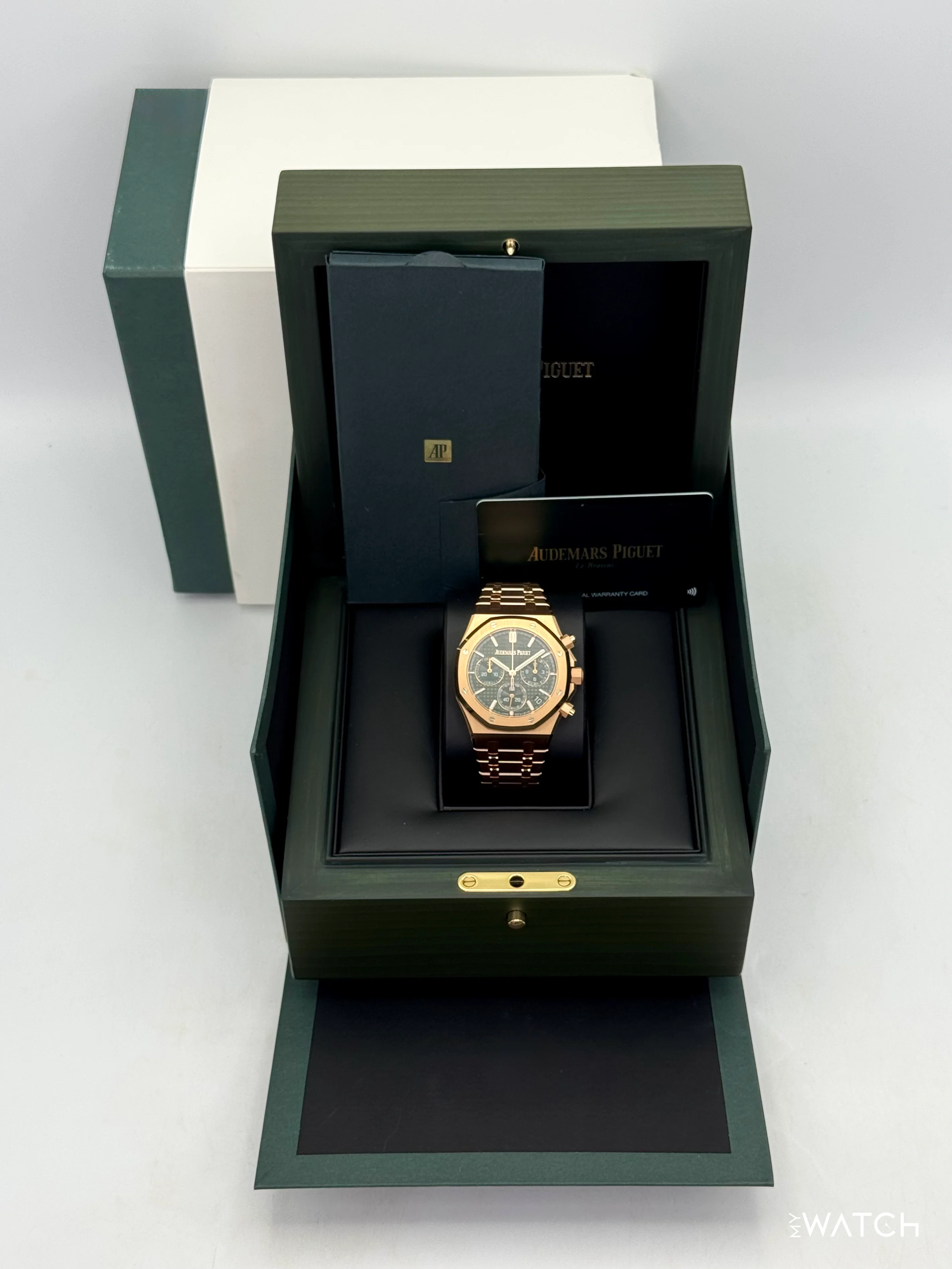 2024 Audemars Piguet Royal Oak Chronograph 41mm 26240OR Green Dial - Image 11