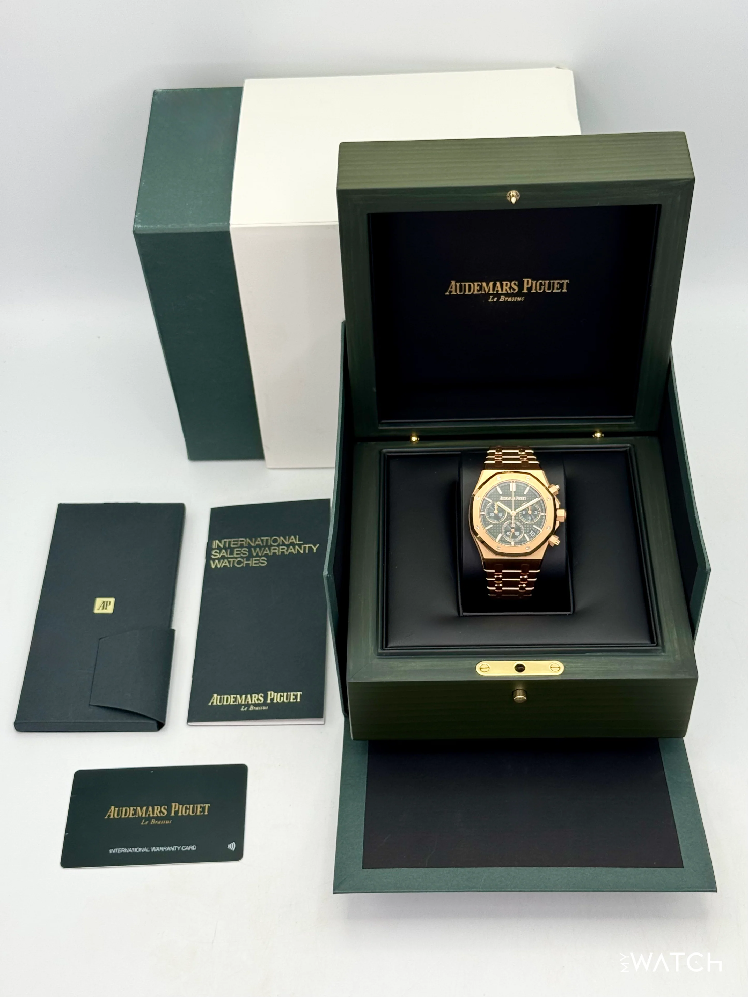 2024 Audemars Piguet Royal Oak Chronograph 41mm 26240OR Green Dial - Image 12