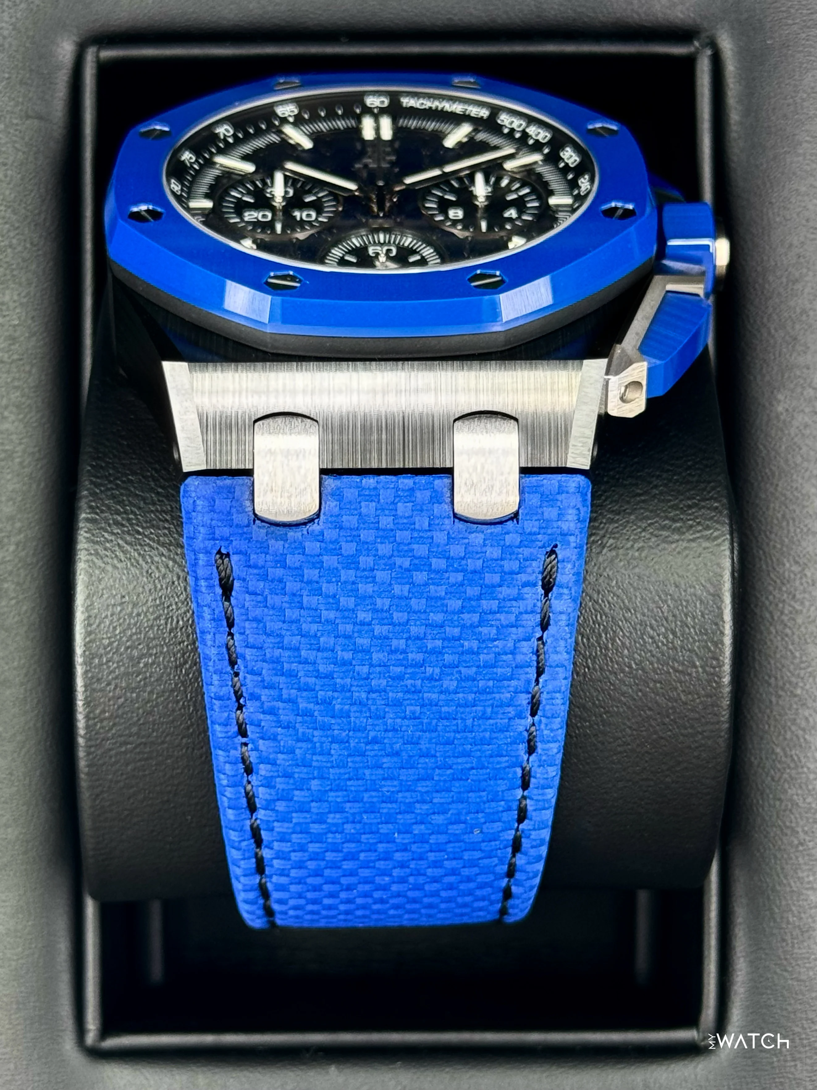 2024 Audemars Piguet Royal Oak Offshore Chrono 43mm 26420CE Ceramic Blue Dial - Image 3