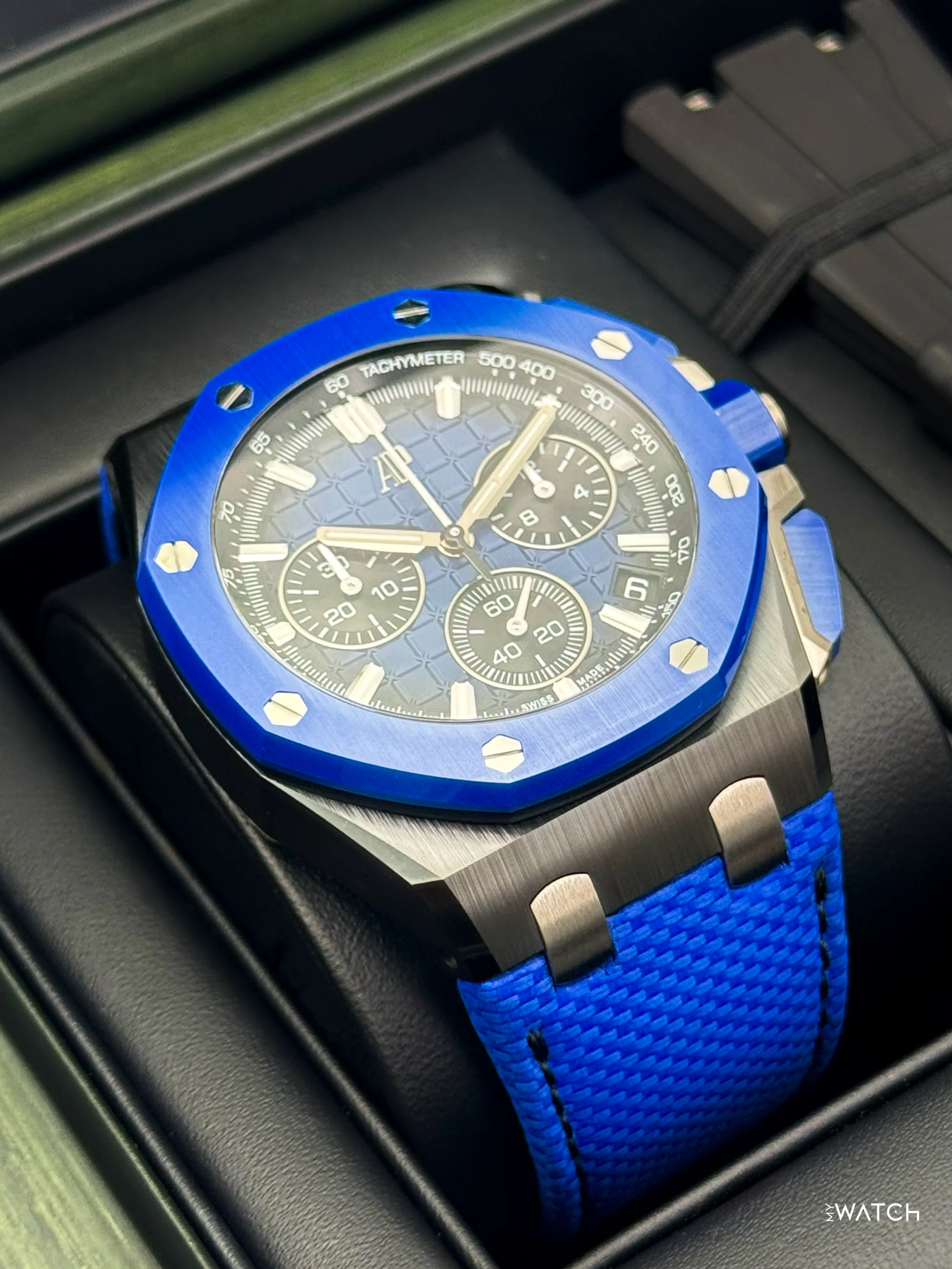 2024 Audemars Piguet Royal Oak Offshore Chrono 43mm 26420CE Ceramic Blue Dial - Image 6