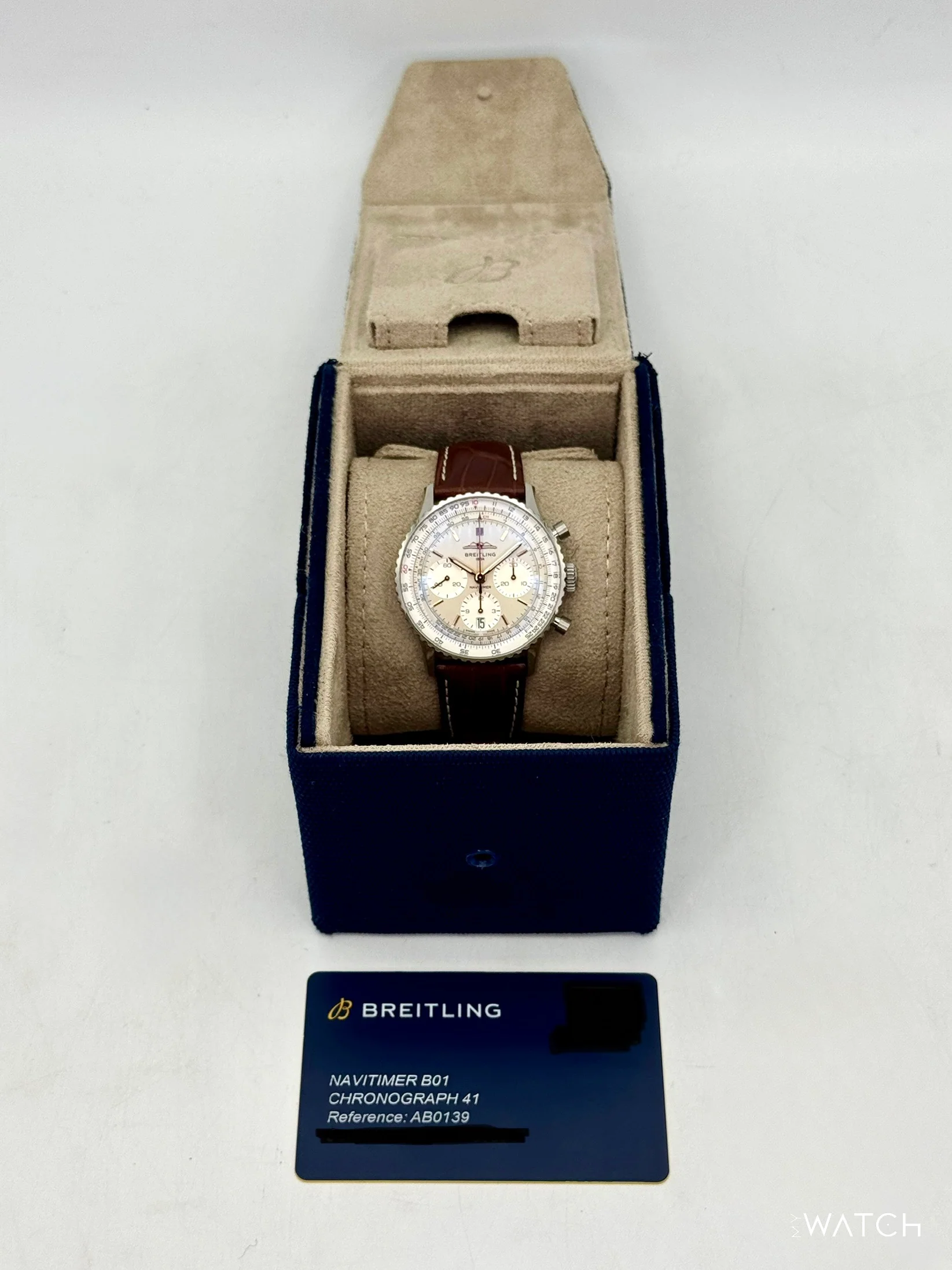 2024 Breitling Navitimer Chronograph B01 41mm AB0139 Stainless Steel Silver Dial - Image 11