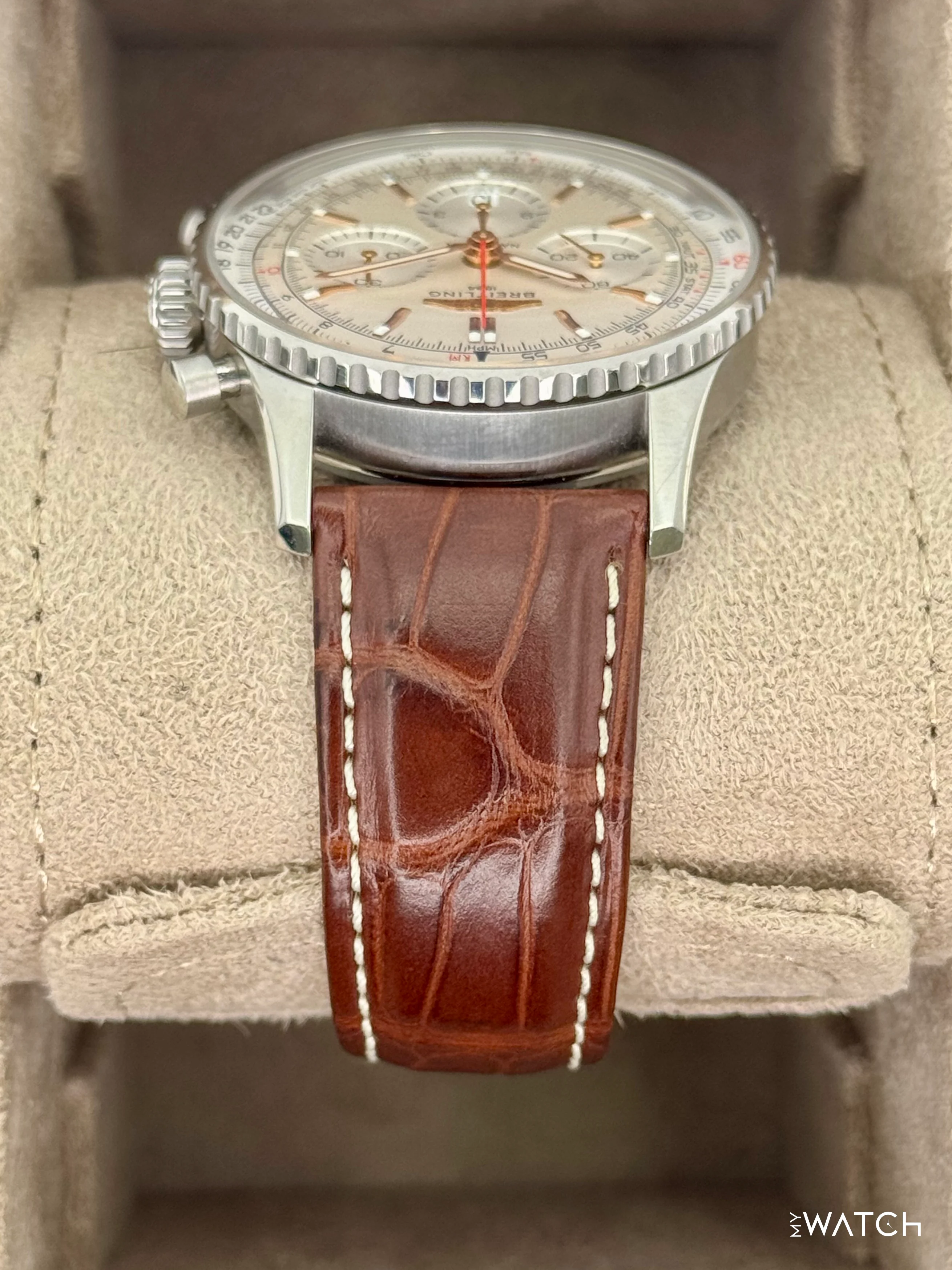 2024 Breitling Navitimer Chronograph B01 41mm AB0139 Stainless Steel Silver Dial - Image 4