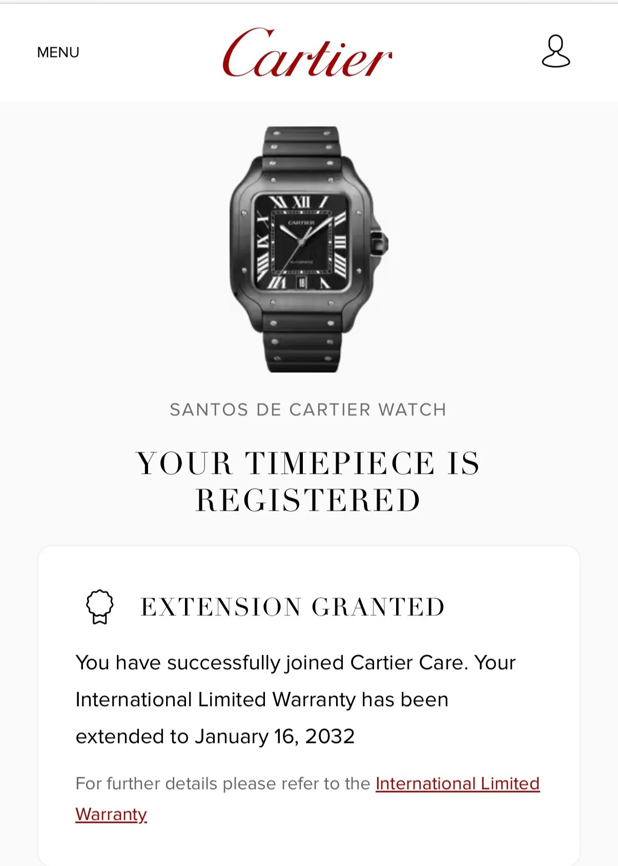 2024 Cartier Santos De Cartier 39.8mm WSSA0039 Black Steel Black Dial - Image 10