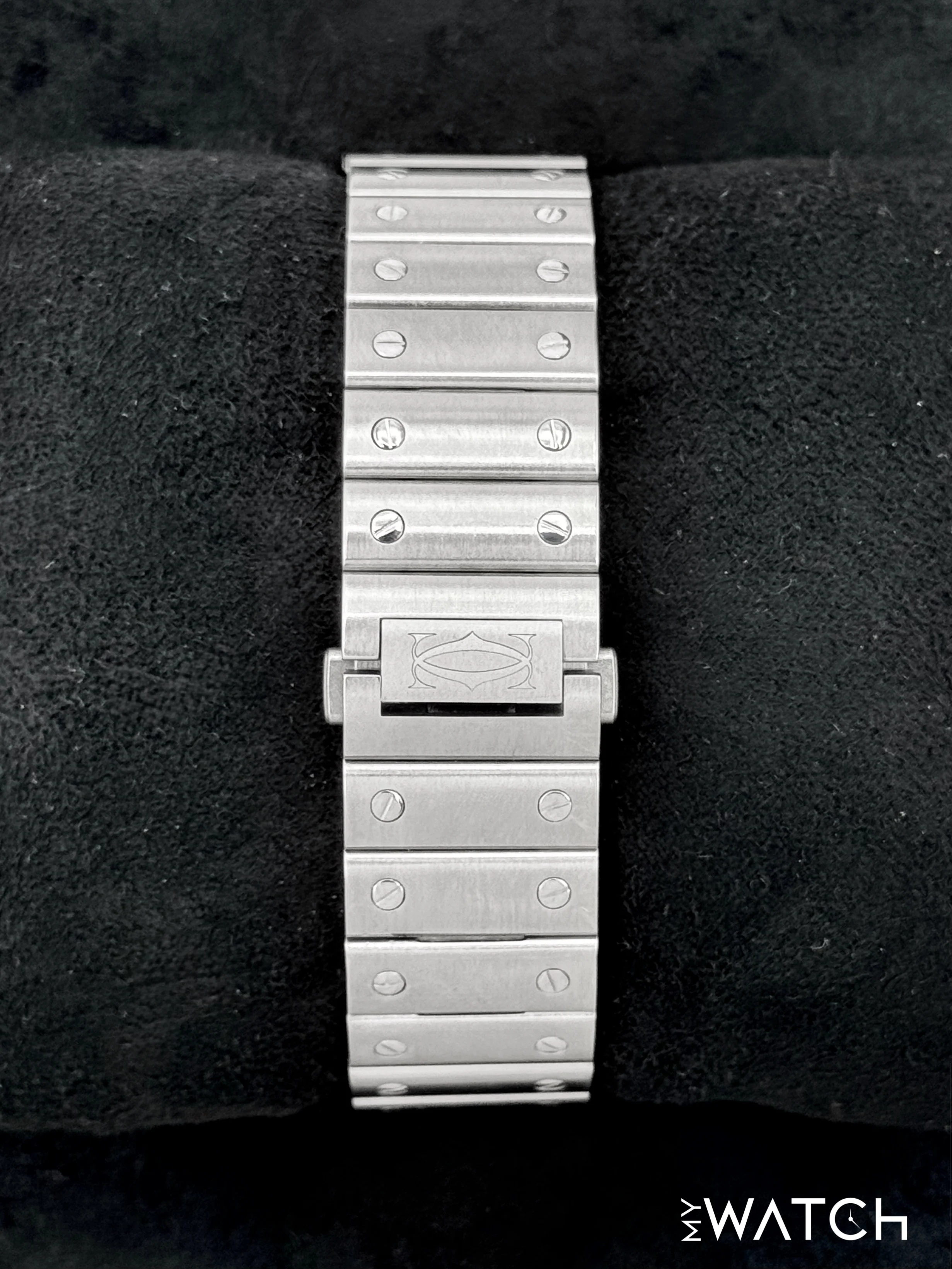 2024 Cartier Santos Dual Time 40.2mm WSSA0076 Stainless Steel Gray Dial - Image 2