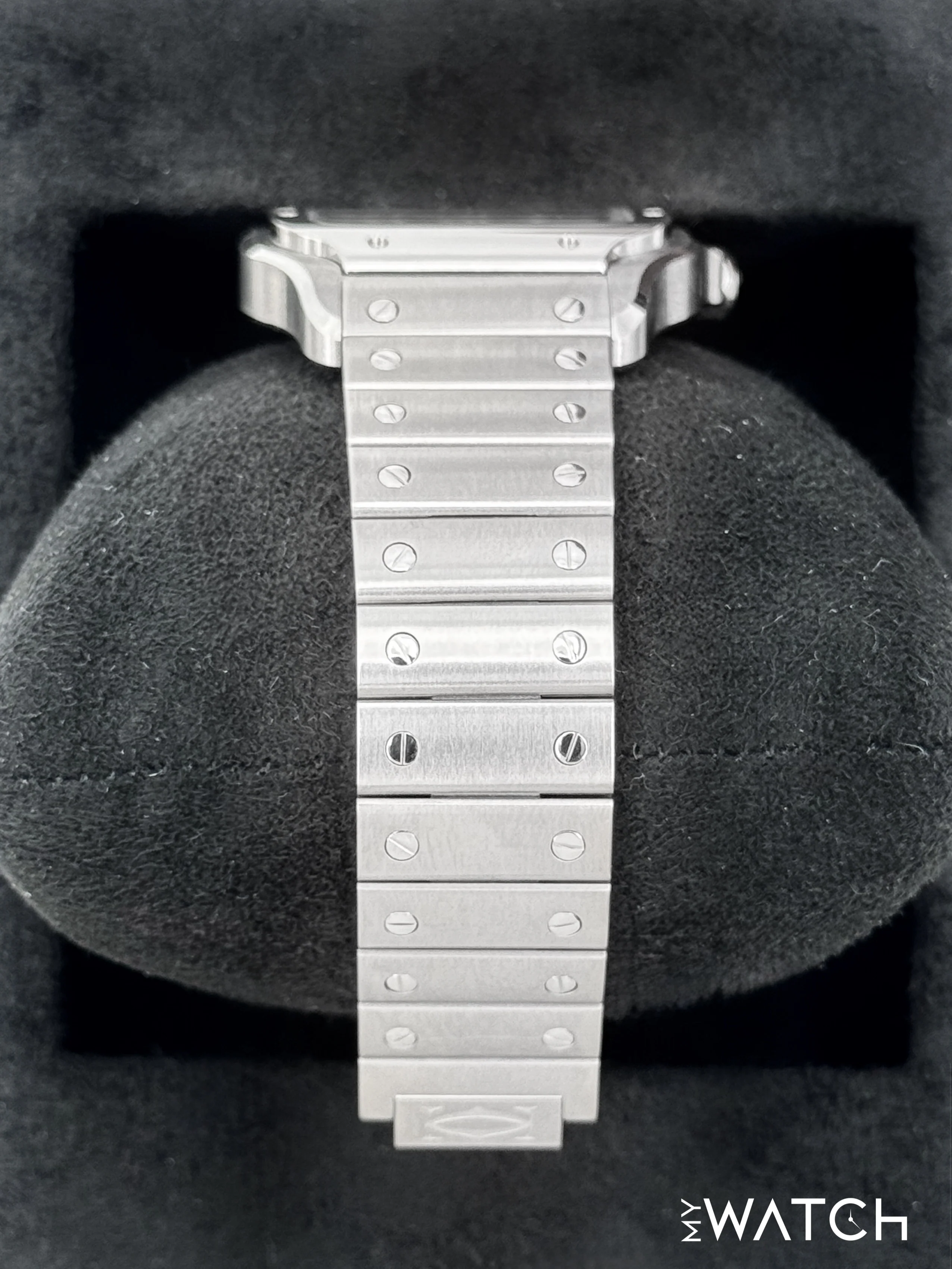 2024 Cartier Santos Dual Time 40.2mm WSSA0076 Stainless Steel Gray Dial - Image 3
