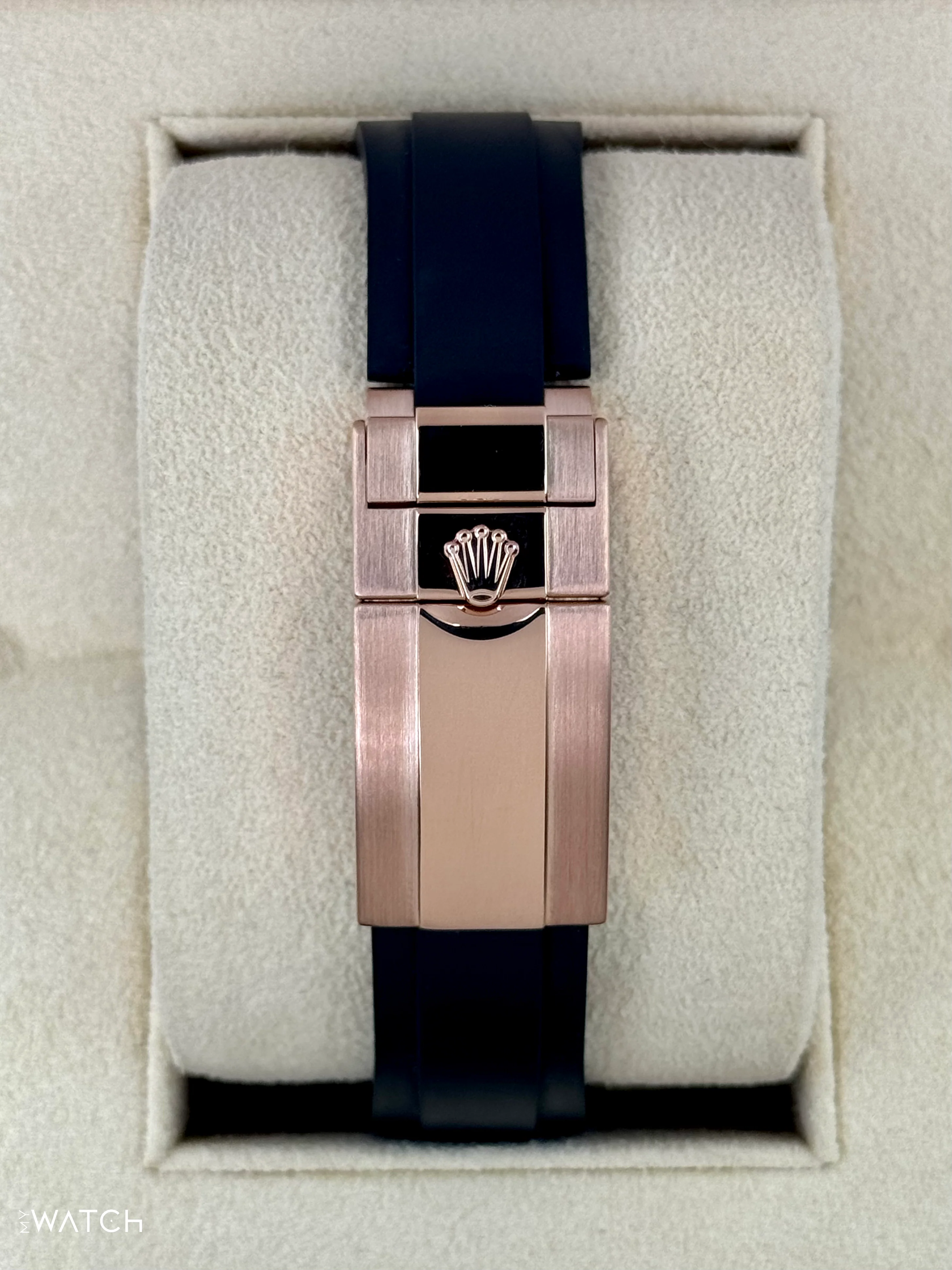 2024 CPO Rolex Daytona 40mm 116515LN Rose Gold Oysterflex Black Dial - Image 2