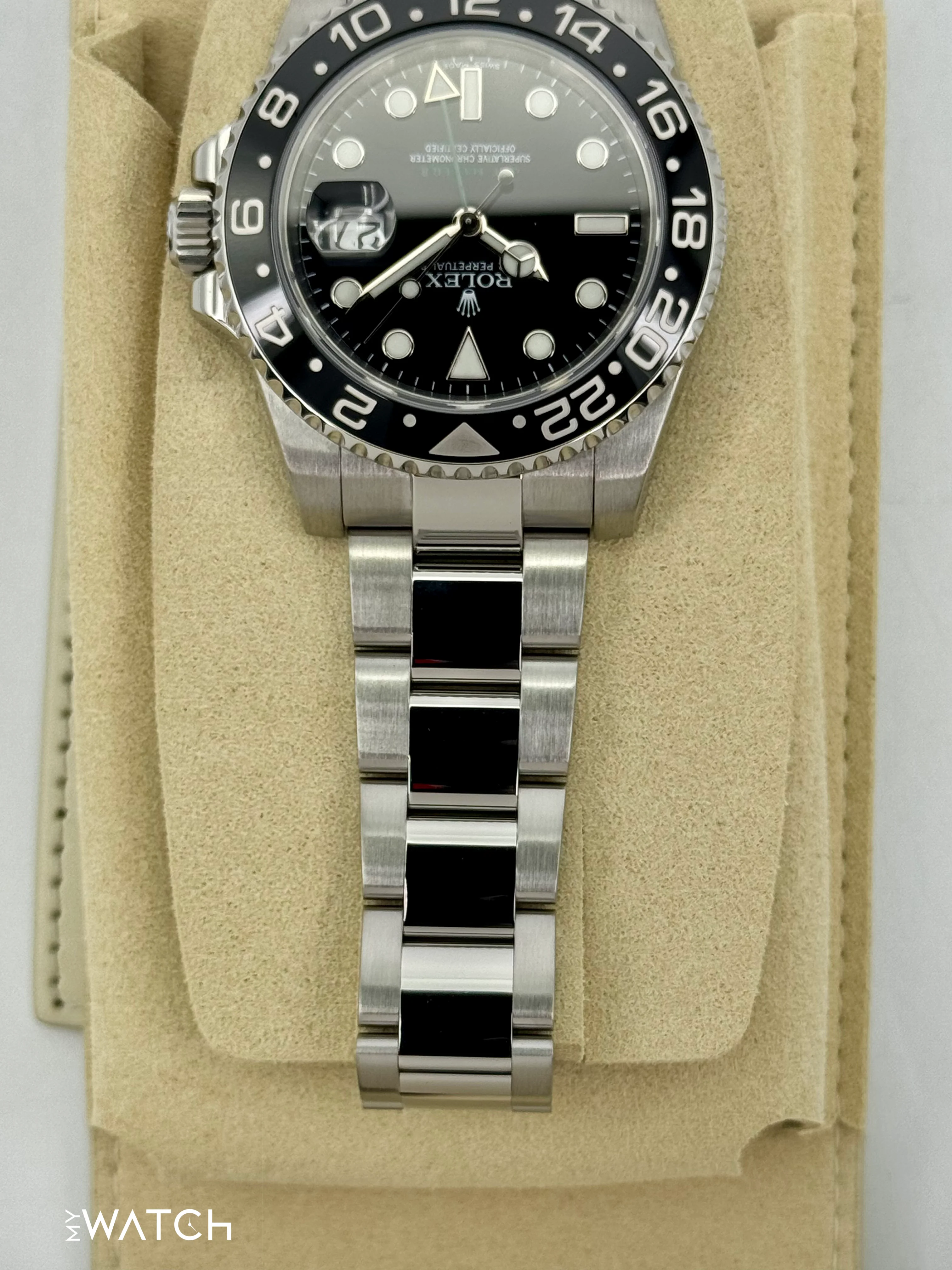 2024 CPO Rolex GMT-Master II 40mm 116710LN Black Dial - Image 4