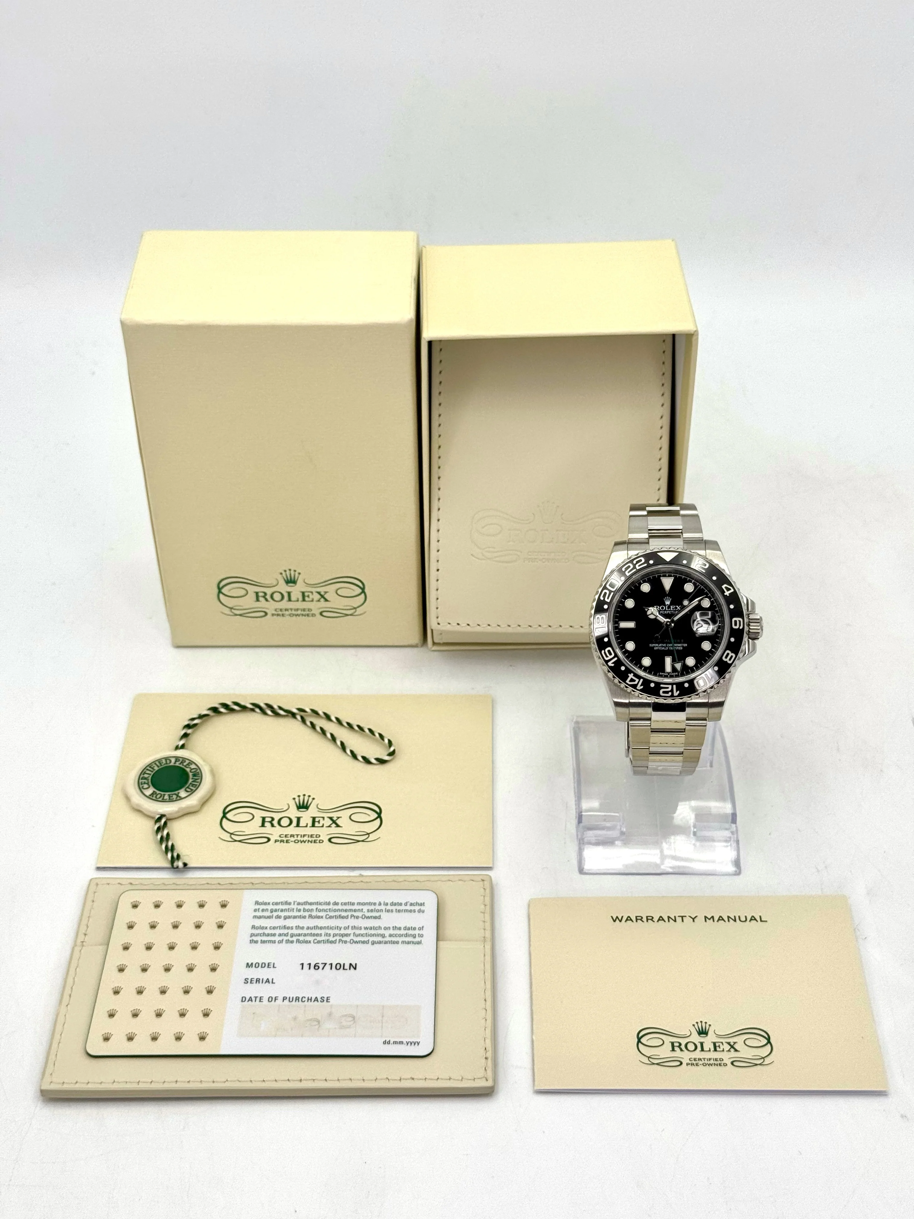 2024 CPO Rolex GMT-Master II 40mm 116710LN Black Dial - Image 9