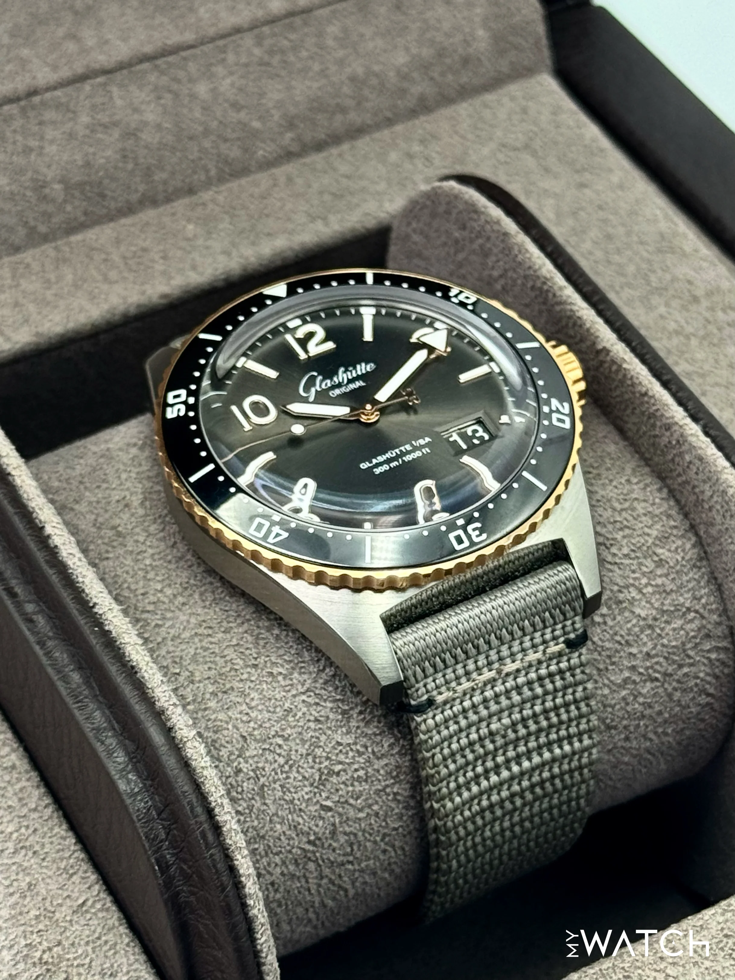 2024 Glashütte Seaq Panorama Date 43.2mm 1-36-13-04-91-34 Red Gold - Image 6