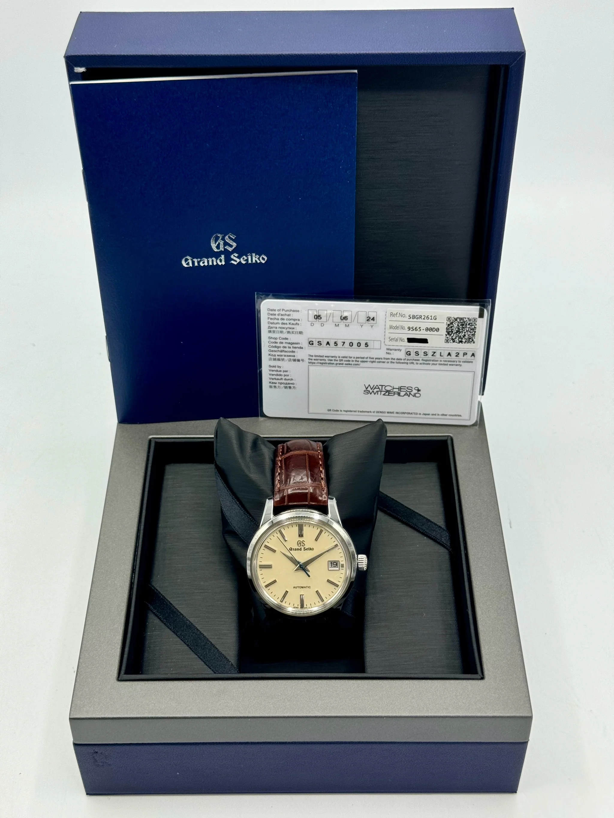 2024 Grand Seiko 39.5mm SBGR261G Elegance Collection Ivory Dial - Image 12