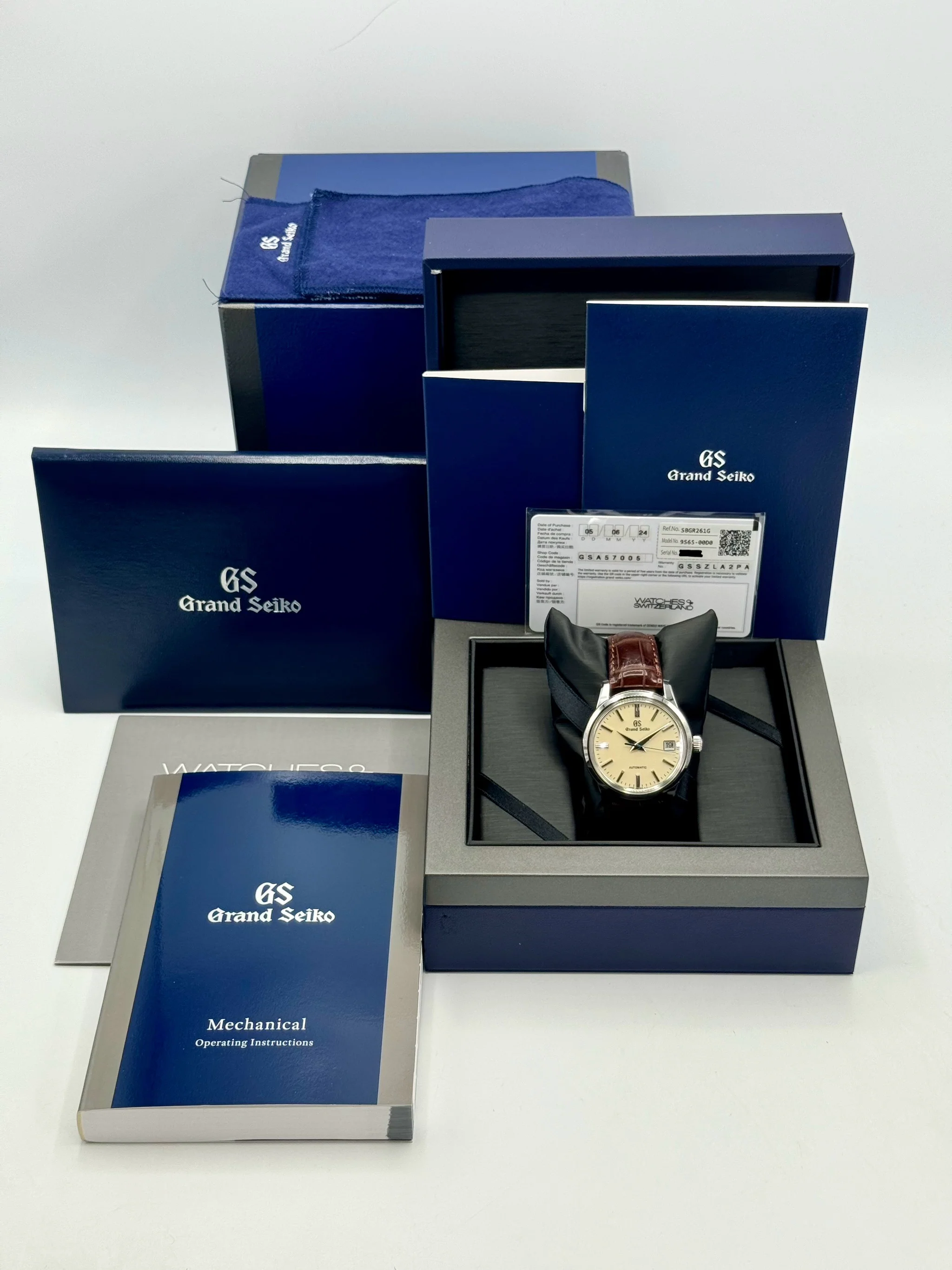 2024 Grand Seiko 39.5mm SBGR261G Elegance Collection Ivory Dial - Image 13