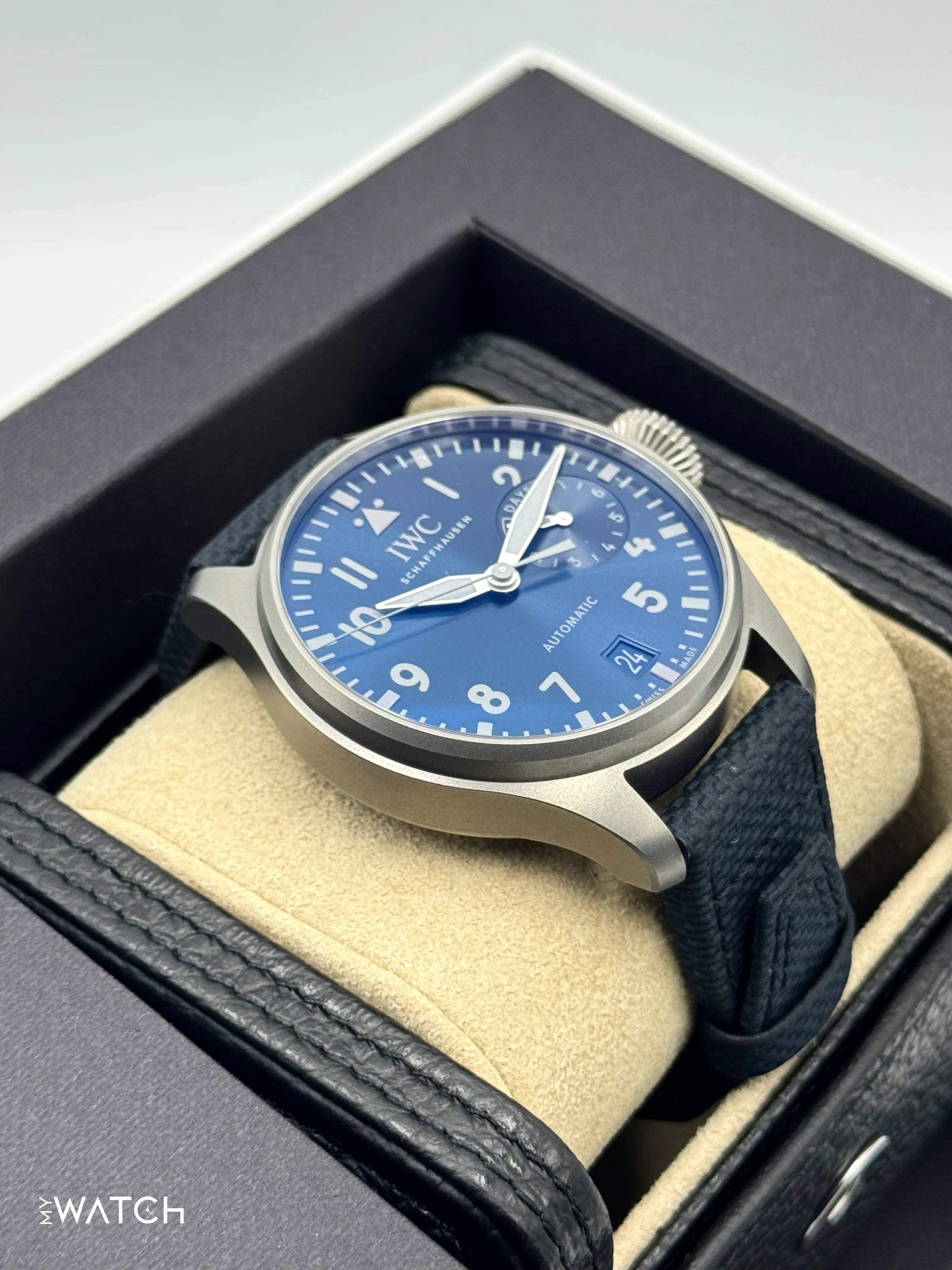 2024 IWC Big Pilot's Watch Racing Works 46mm IW501019 Titanium Blue Dial - Image 5