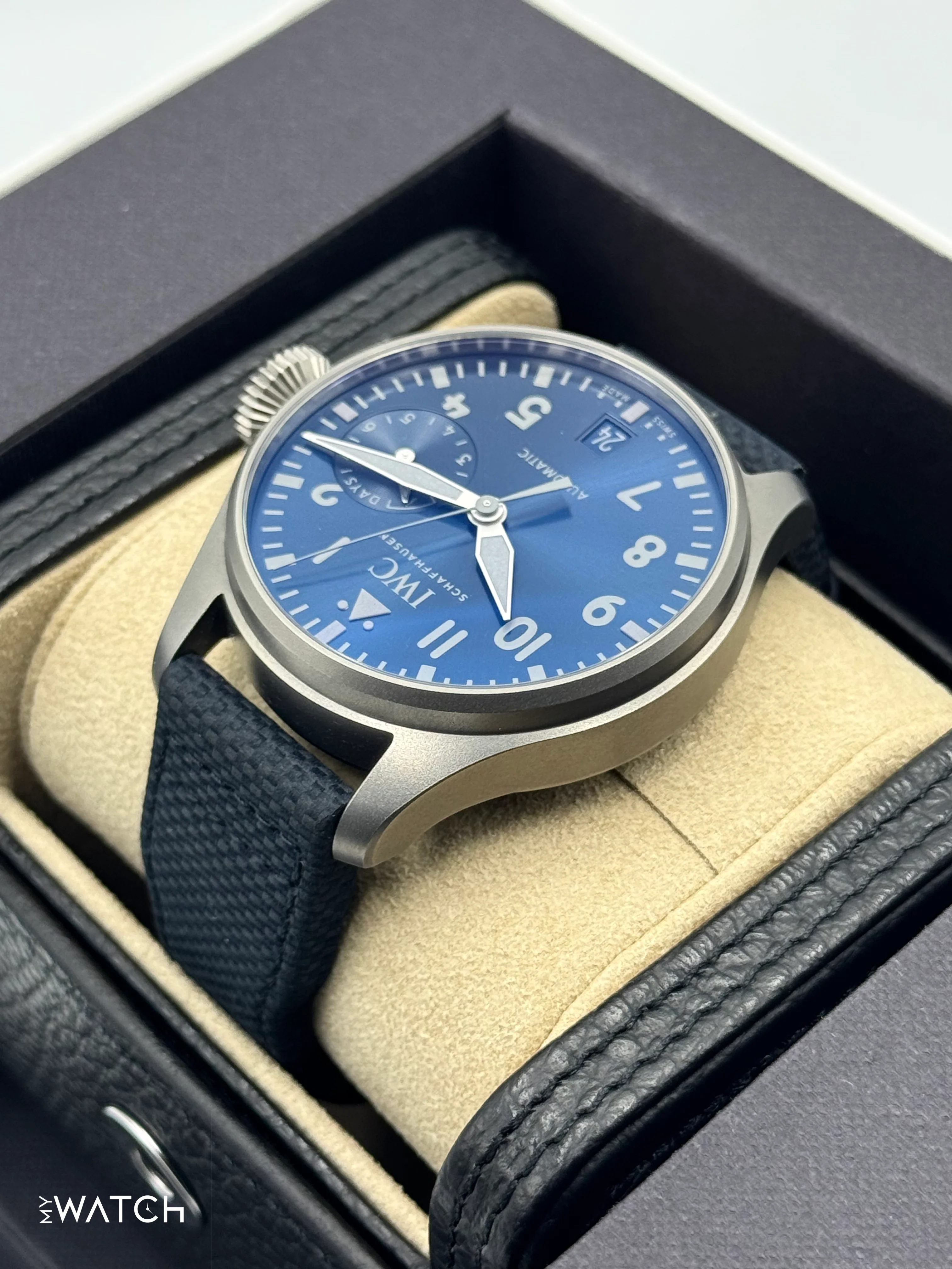 2024 IWC Big Pilot's Watch Racing Works 46mm IW501019 Titanium Blue Dial - Image 7