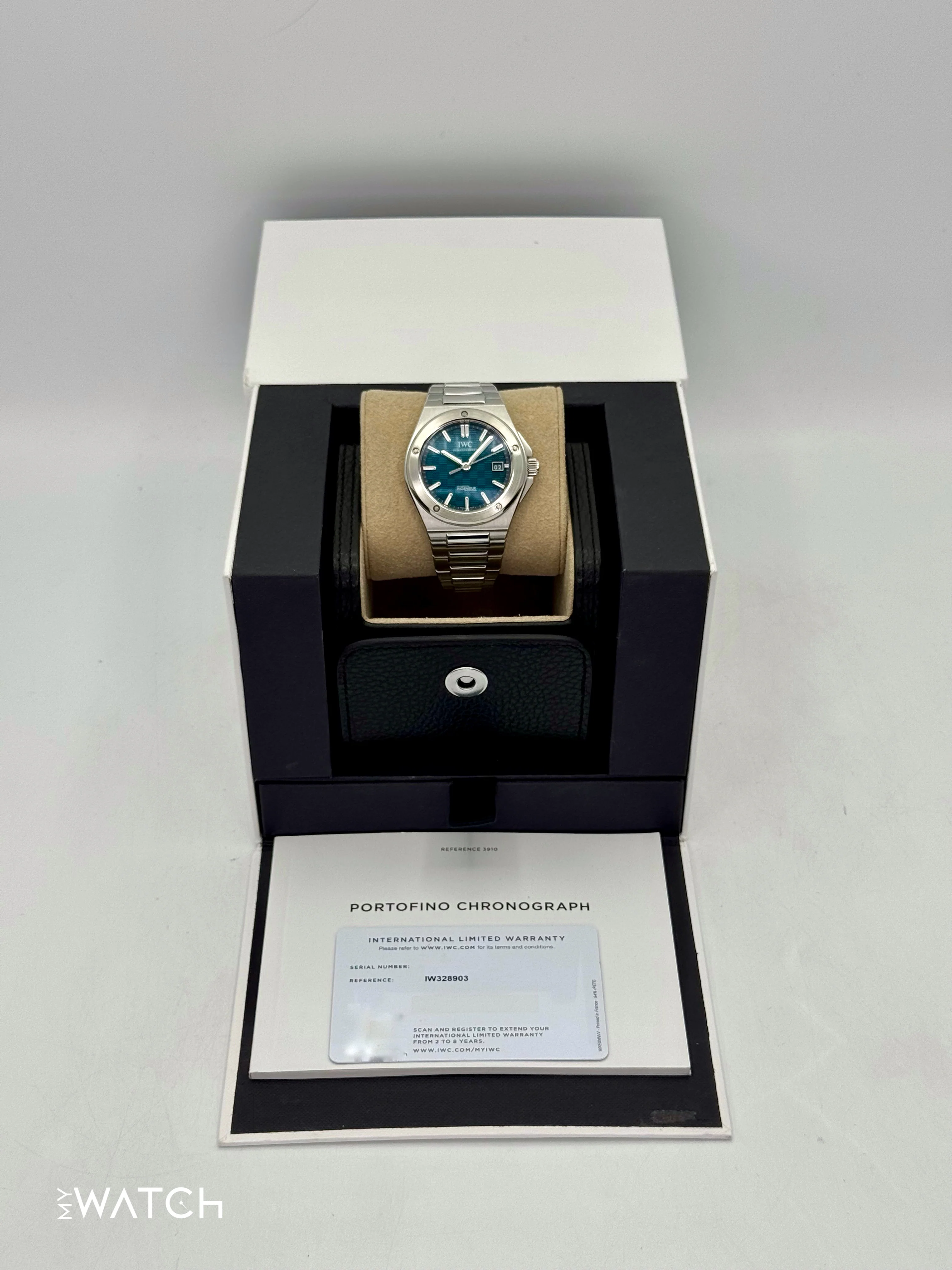 2024 IWC Ingenieur Automatic 40mm IW328903 Stainless Steel Aqua Dial - Image 9