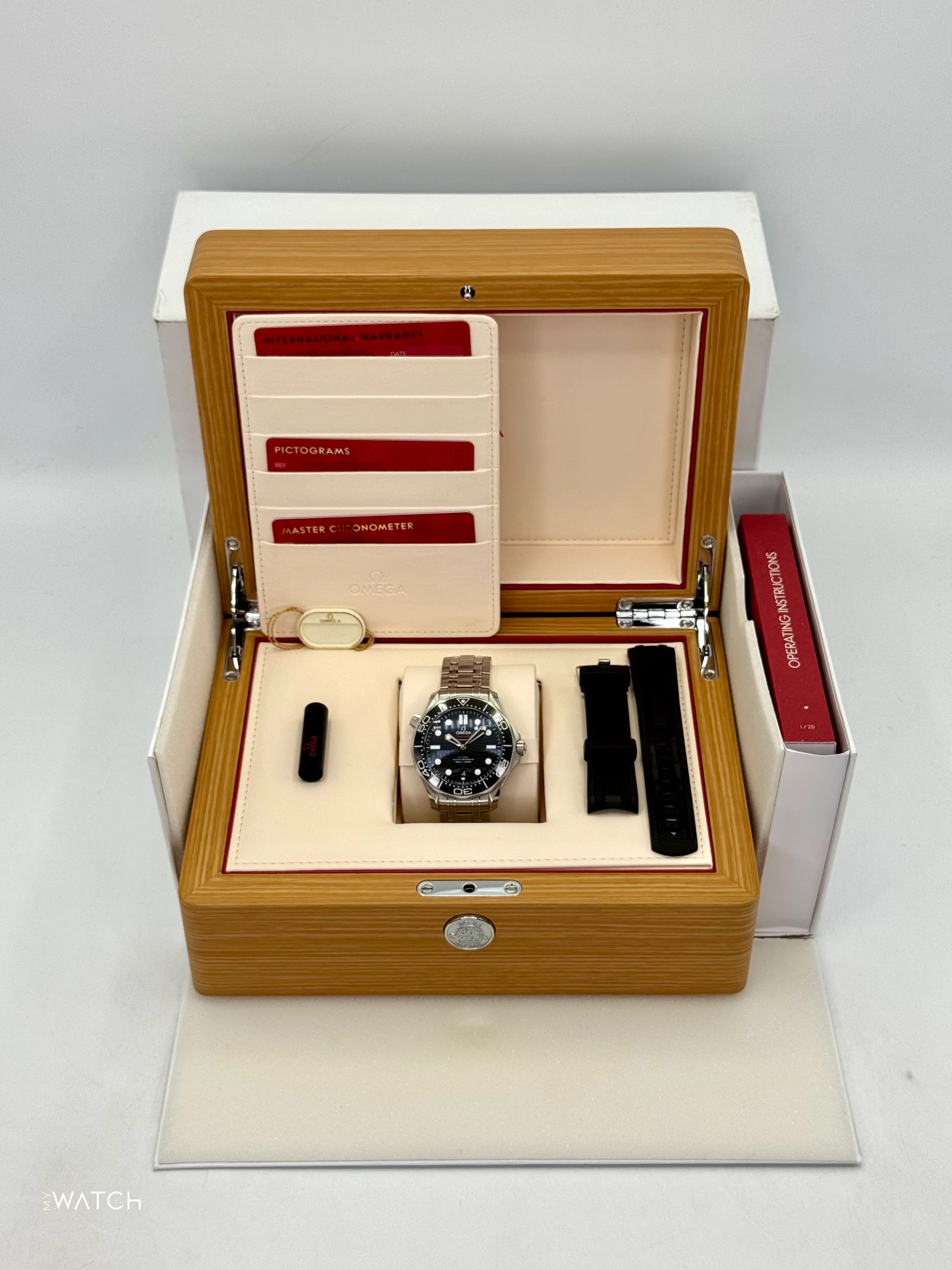 2024 Omega Seamaster Diver 300M 42mm 210.30.42.20.01.001 Black Dial - Image 9