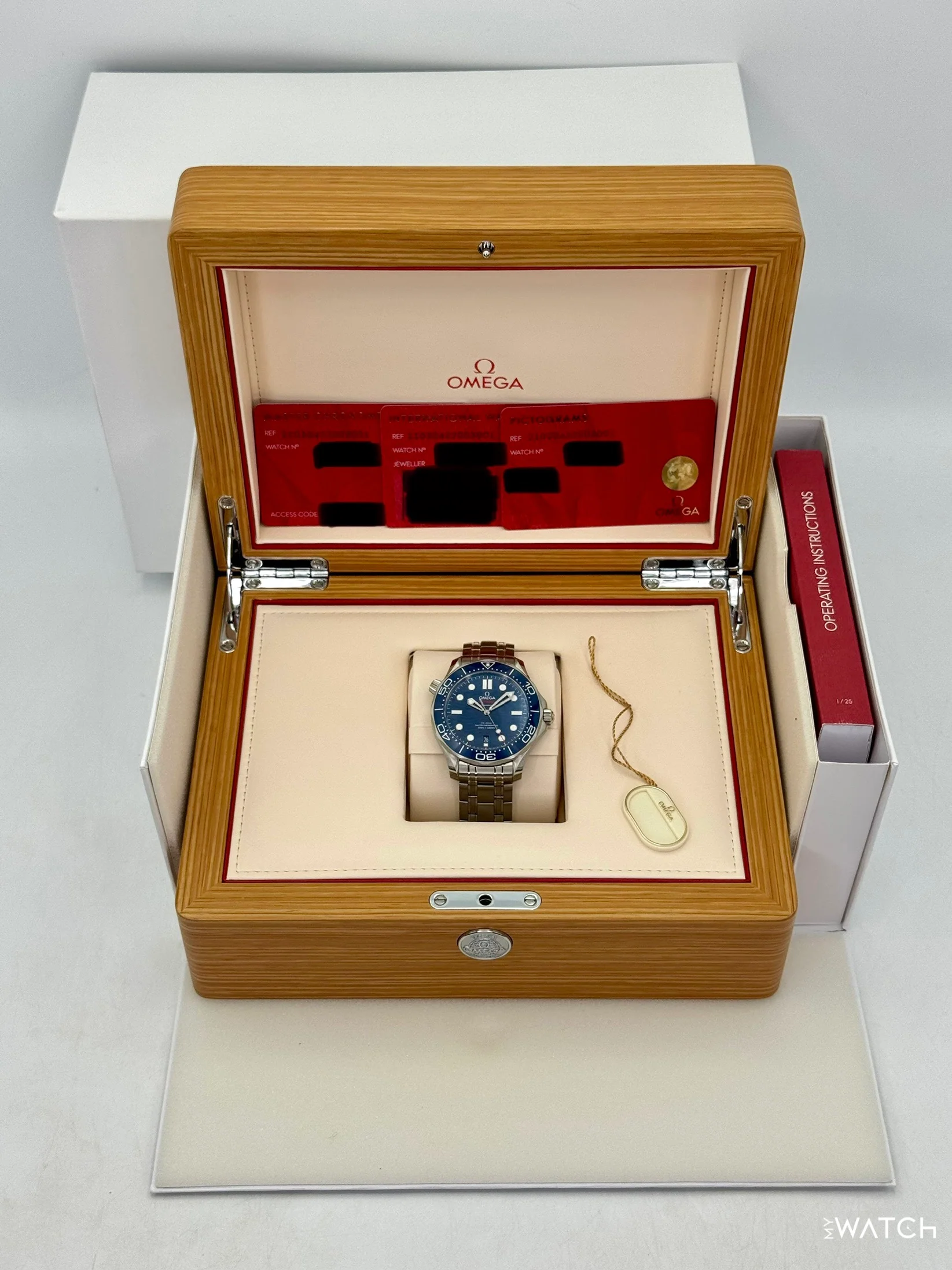 2024 Omega Seamaster Diver 300M 42mm 210.30.42.20.03.001 Blue Dial - Image 9