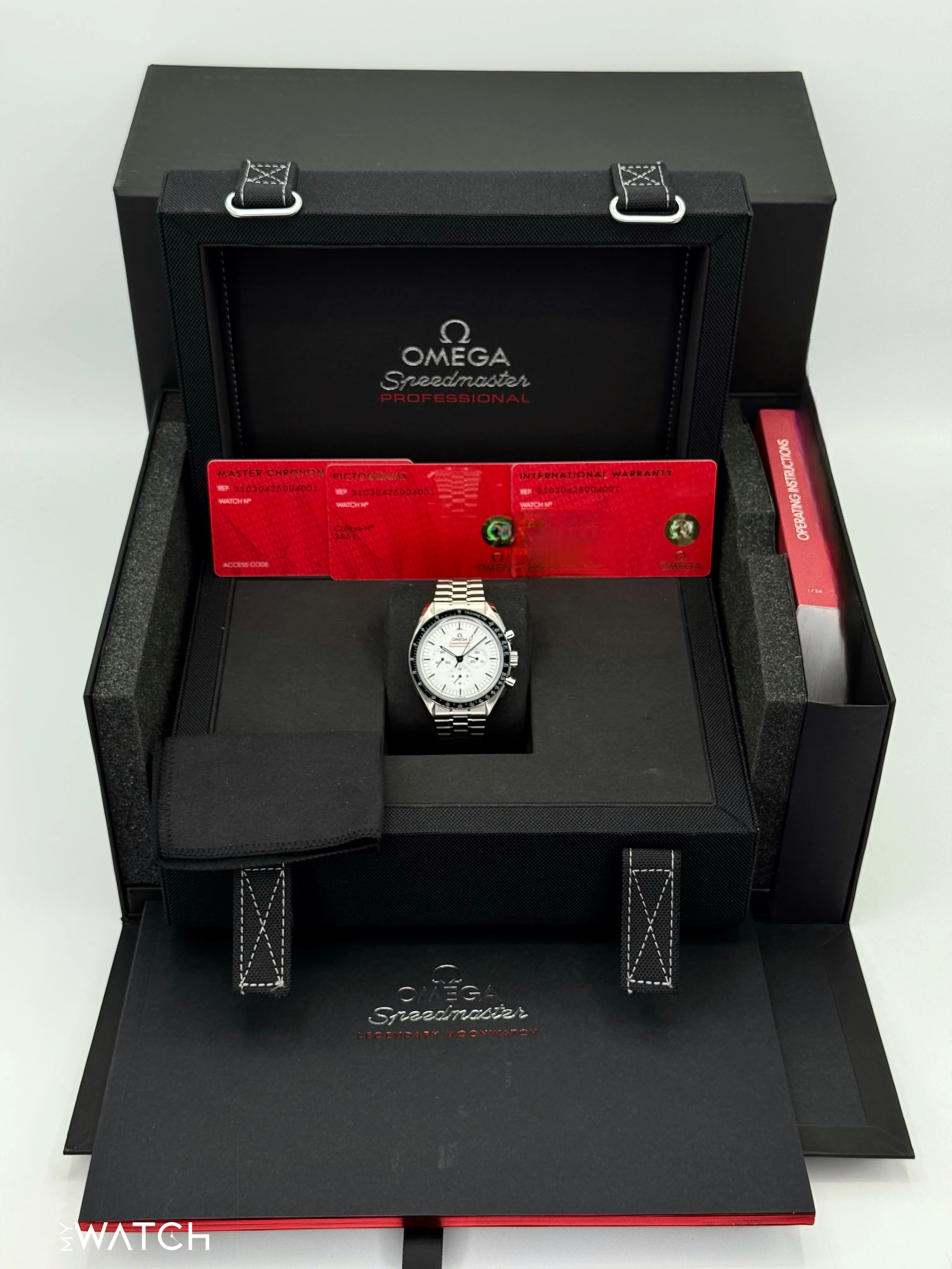 2024 Omega Speedmaster Moonwatch Pro 310.30.42.50.04.001 42mm White Dial - Image 9