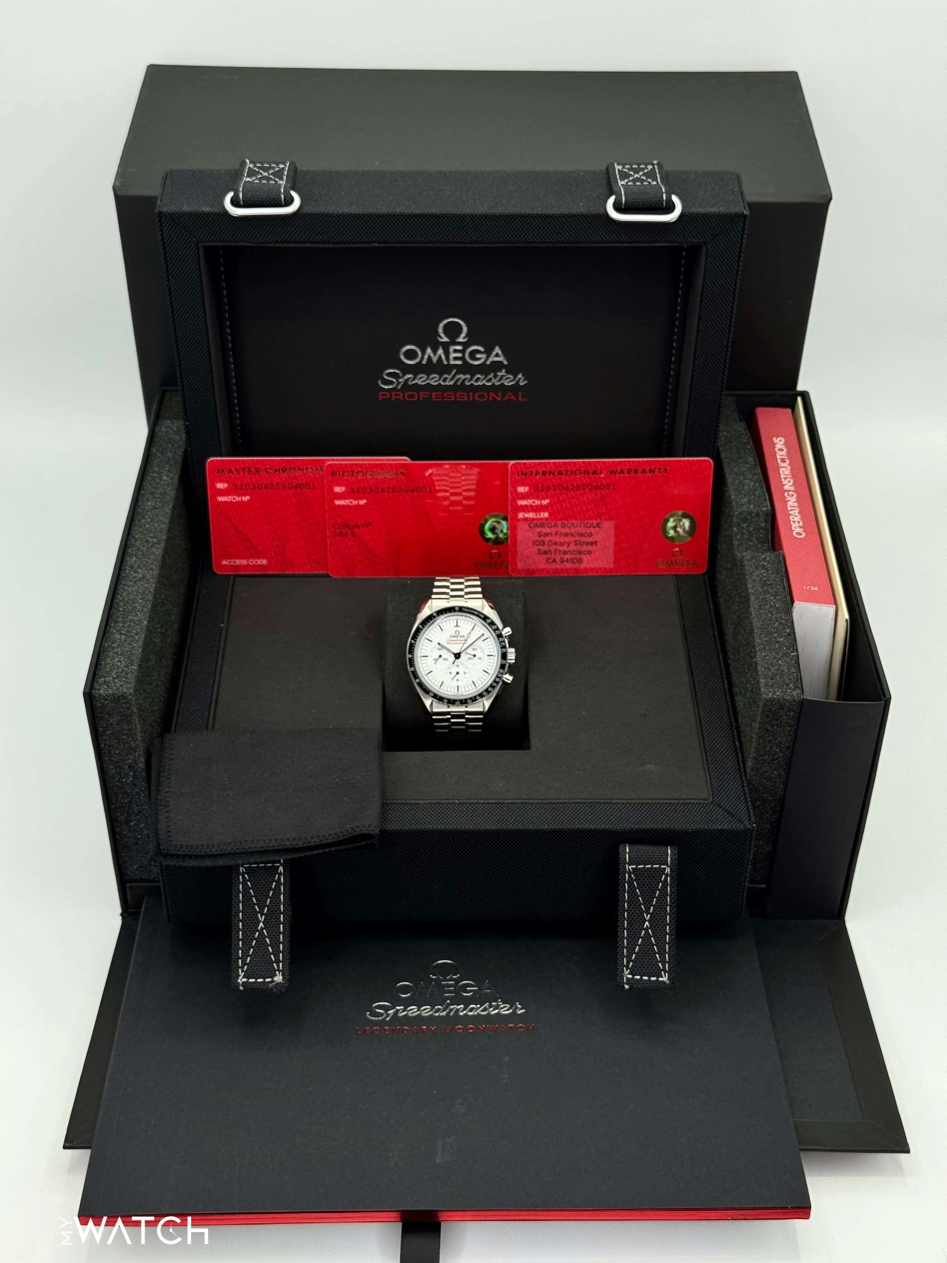 2024 Omega Speedmaster Moonwatch Pro 310.30.42.50.04.001 42mm White Dial - Image 10