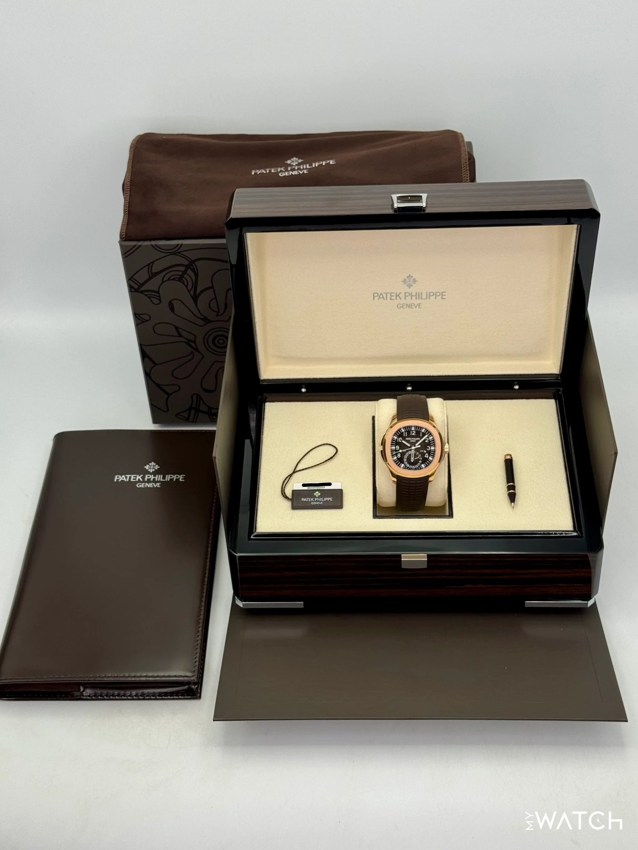 2024 Patek Philippe Aquanaut 40.8mm 5164R-001 Rose Gold Brown Dial - Image 11