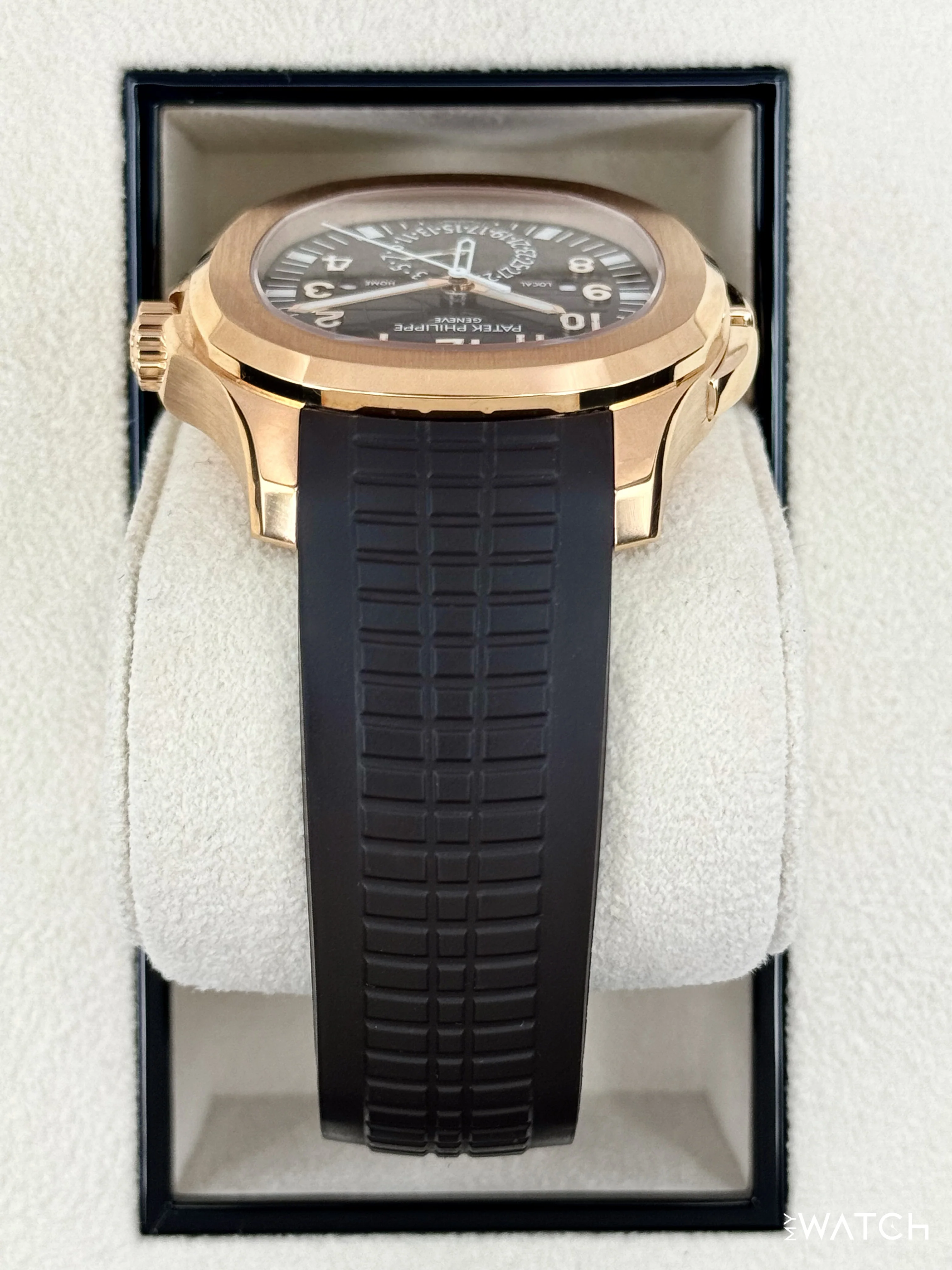2024 Patek Philippe Aquanaut 40.8mm 5164R-001 Rose Gold Brown Dial - Image 4