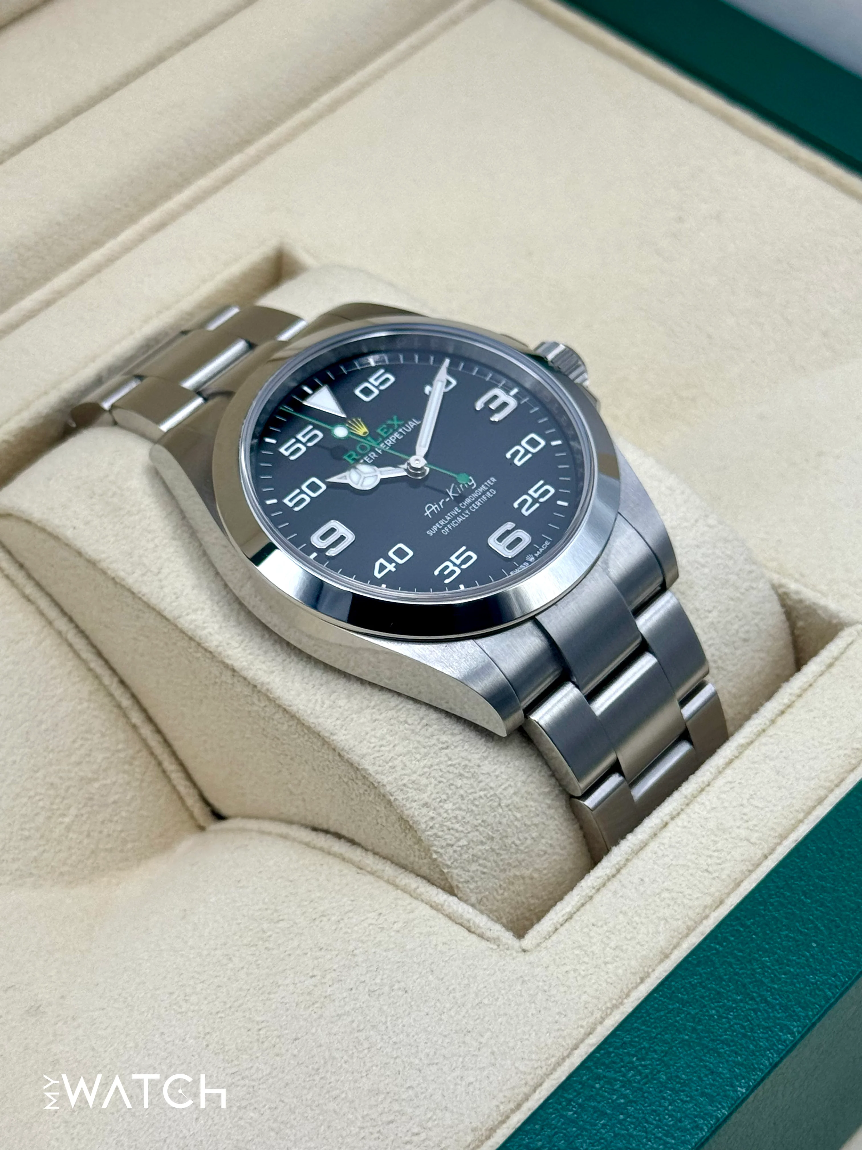 2024 Rolex Air-King 40mm 126900 Stainless Steel Black Dial - Image 6