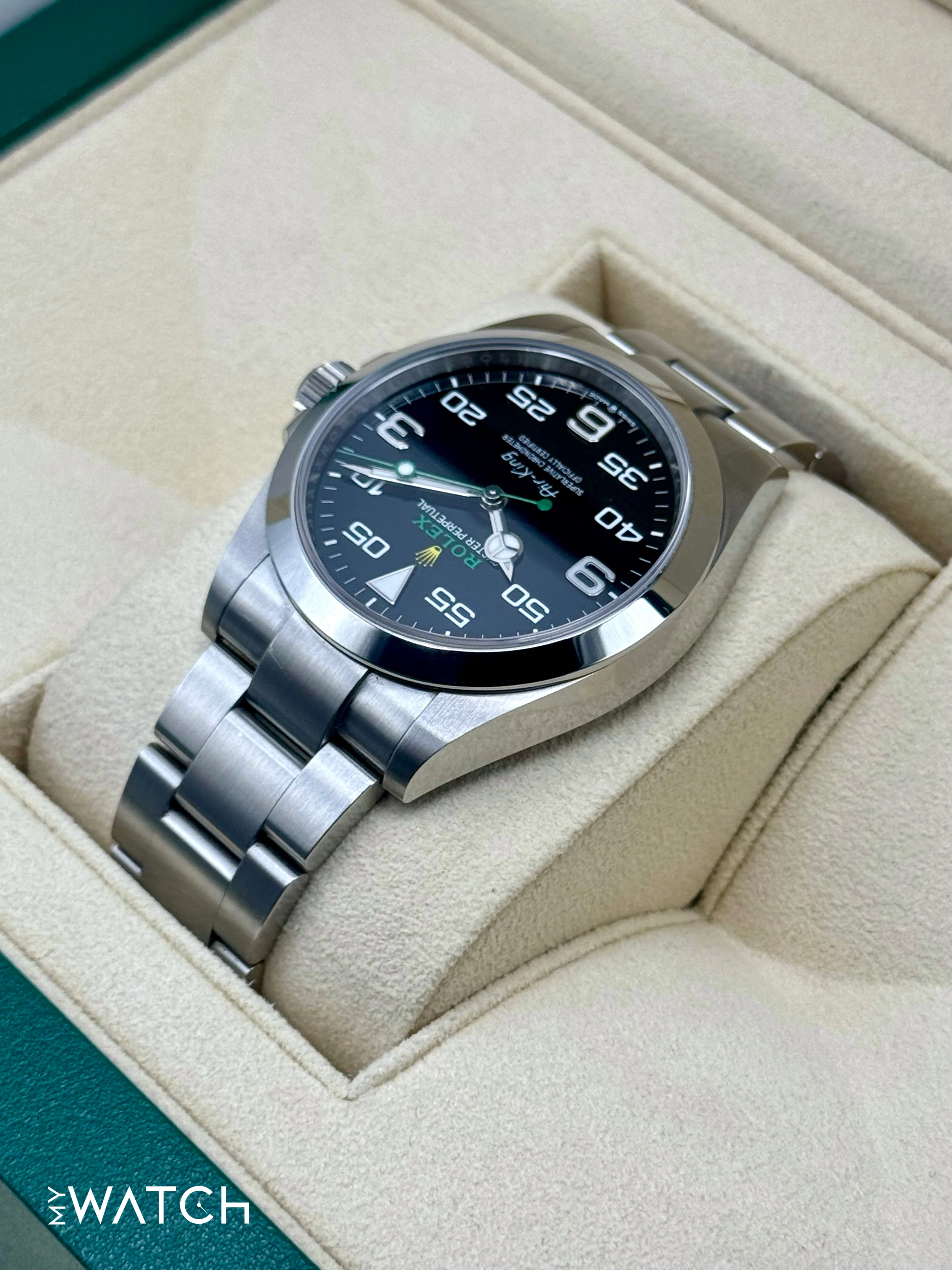 2024 Rolex Air-King 40mm 126900 Stainless Steel Black Dial - Image 7