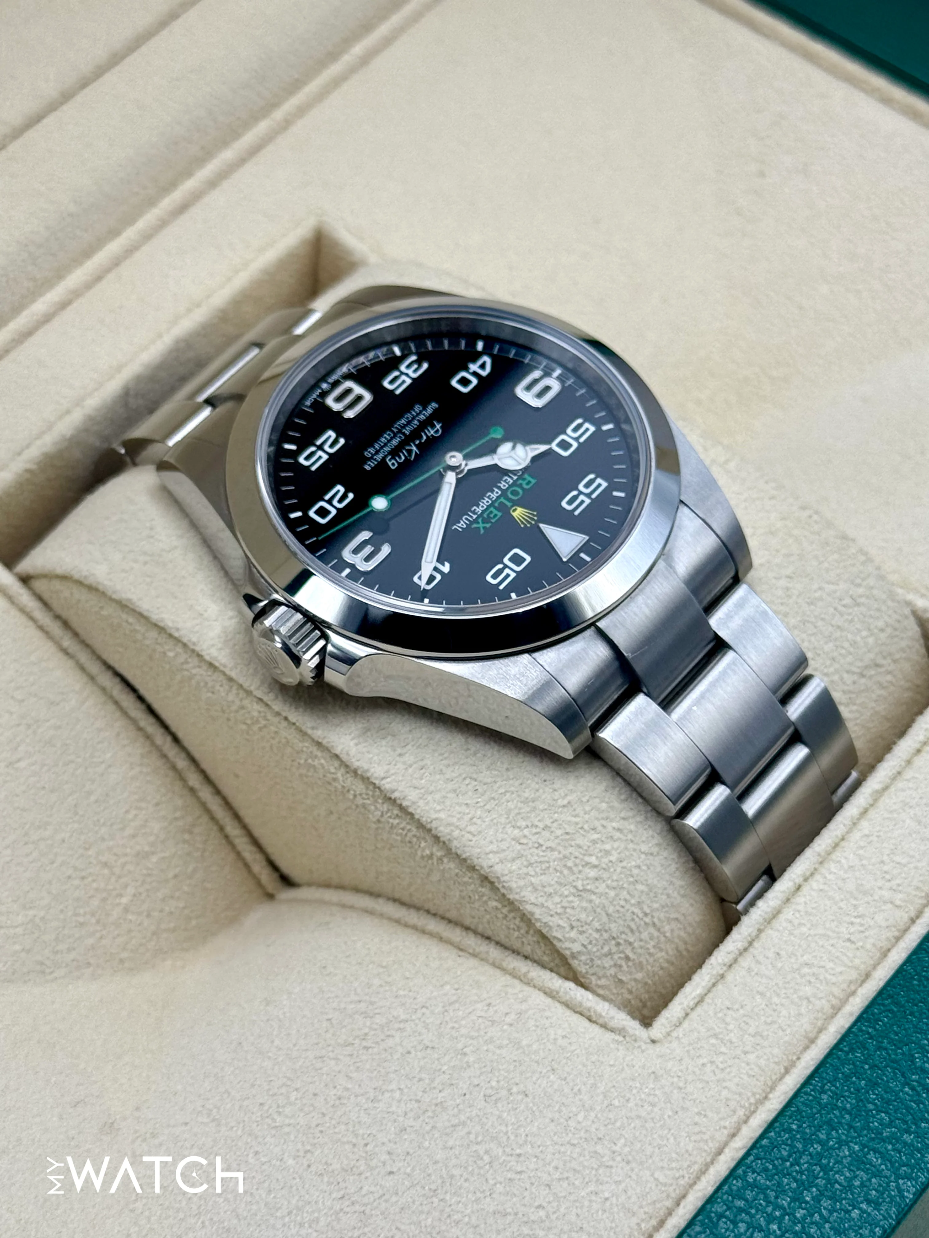 2024 Rolex Air-King 40mm 126900 Stainless Steel Black Dial - Image 8