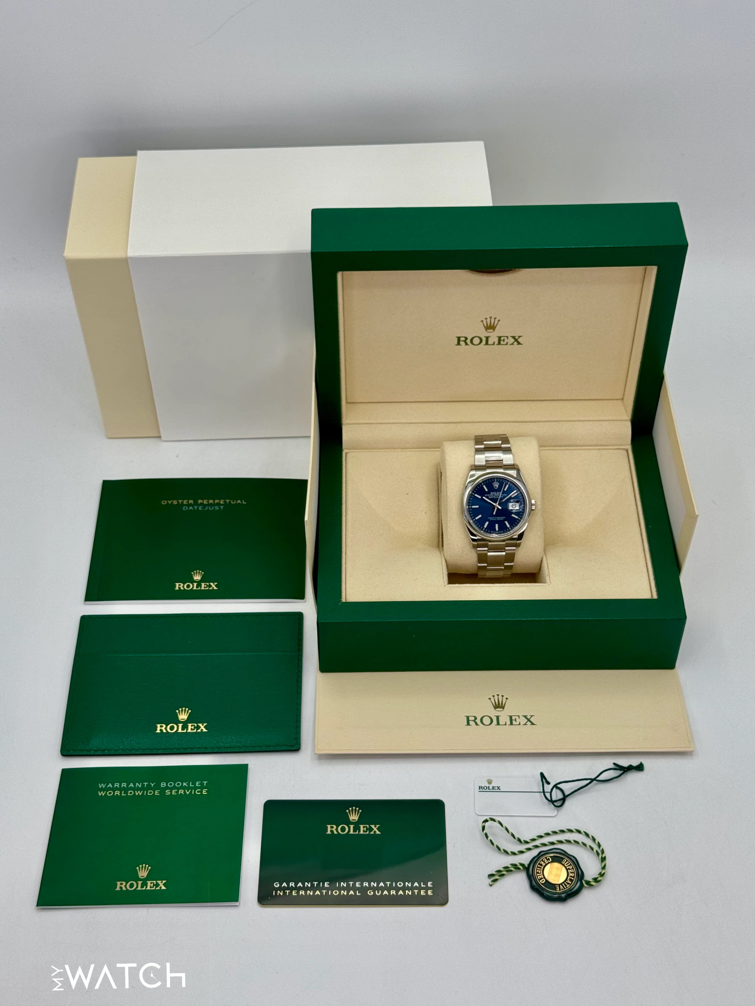 2024 Rolex Datejust 36mm 126200 Oyster Blue Dial - Image 10