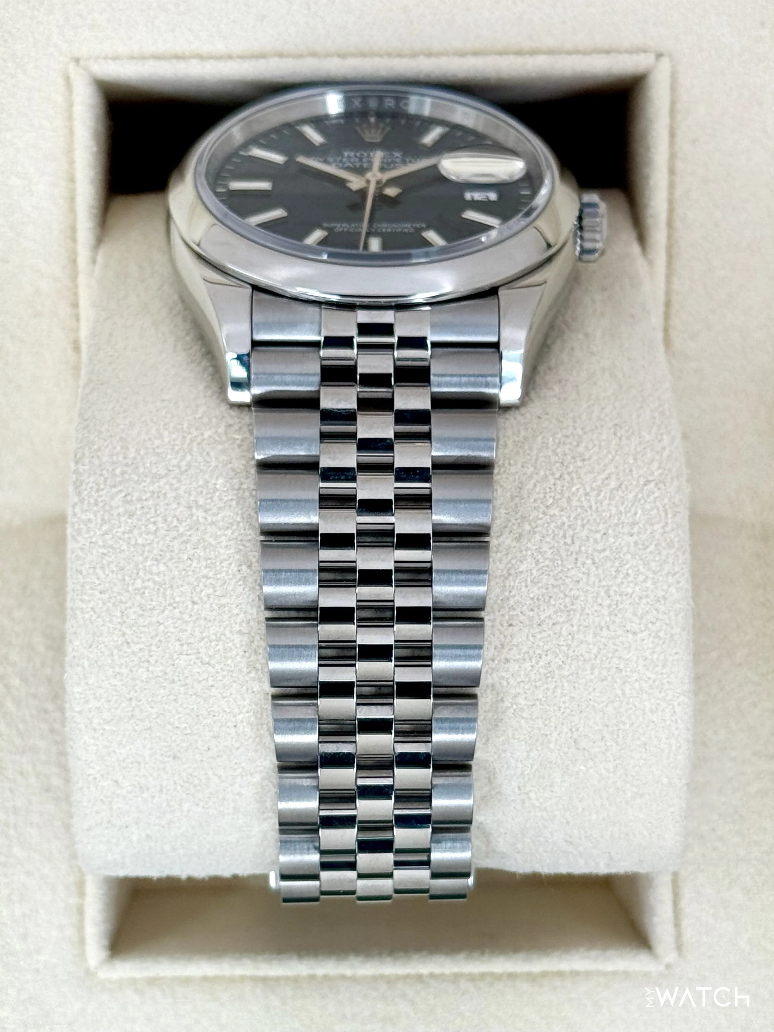 2024 Rolex Datejust 36mm 126200 Stainless Steel Jubilee Blue Dial - Image 3