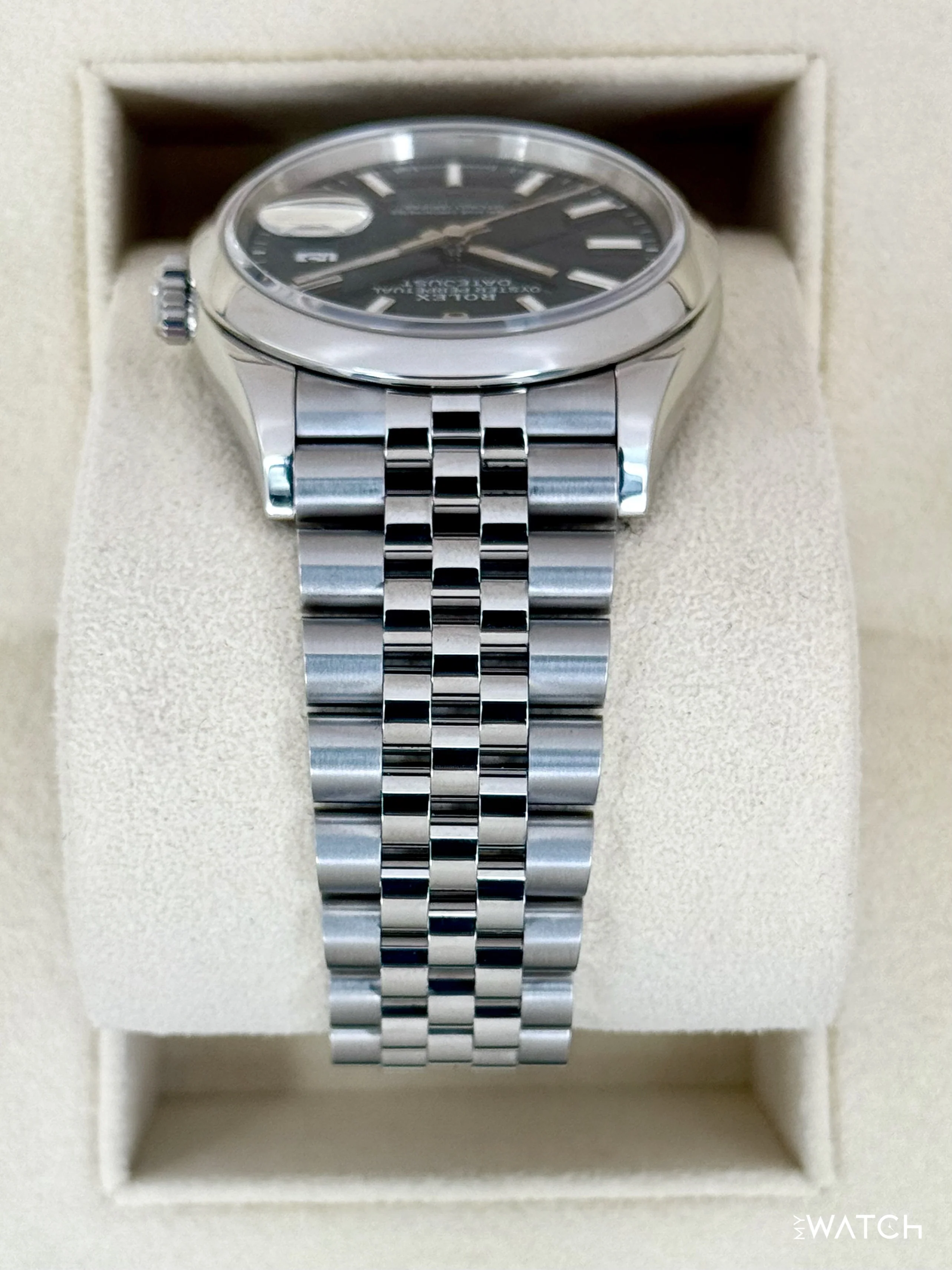 2024 Rolex Datejust 36mm 126200 Stainless Steel Jubilee Blue Dial - Image 4