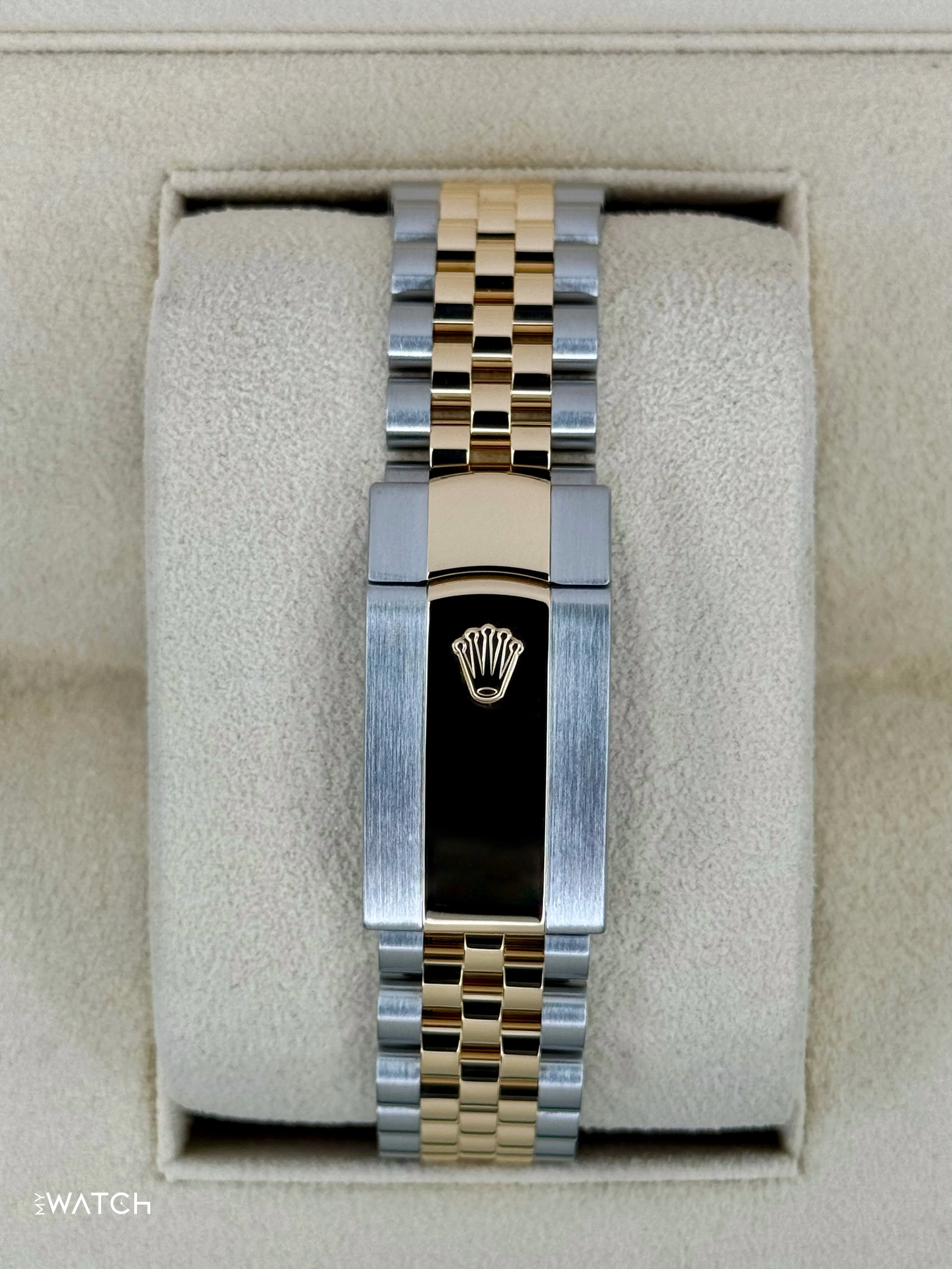 2024 Rolex Datejust 41mm 126333 Two-Tone Jubilee Black Diamond Dial - Image 2