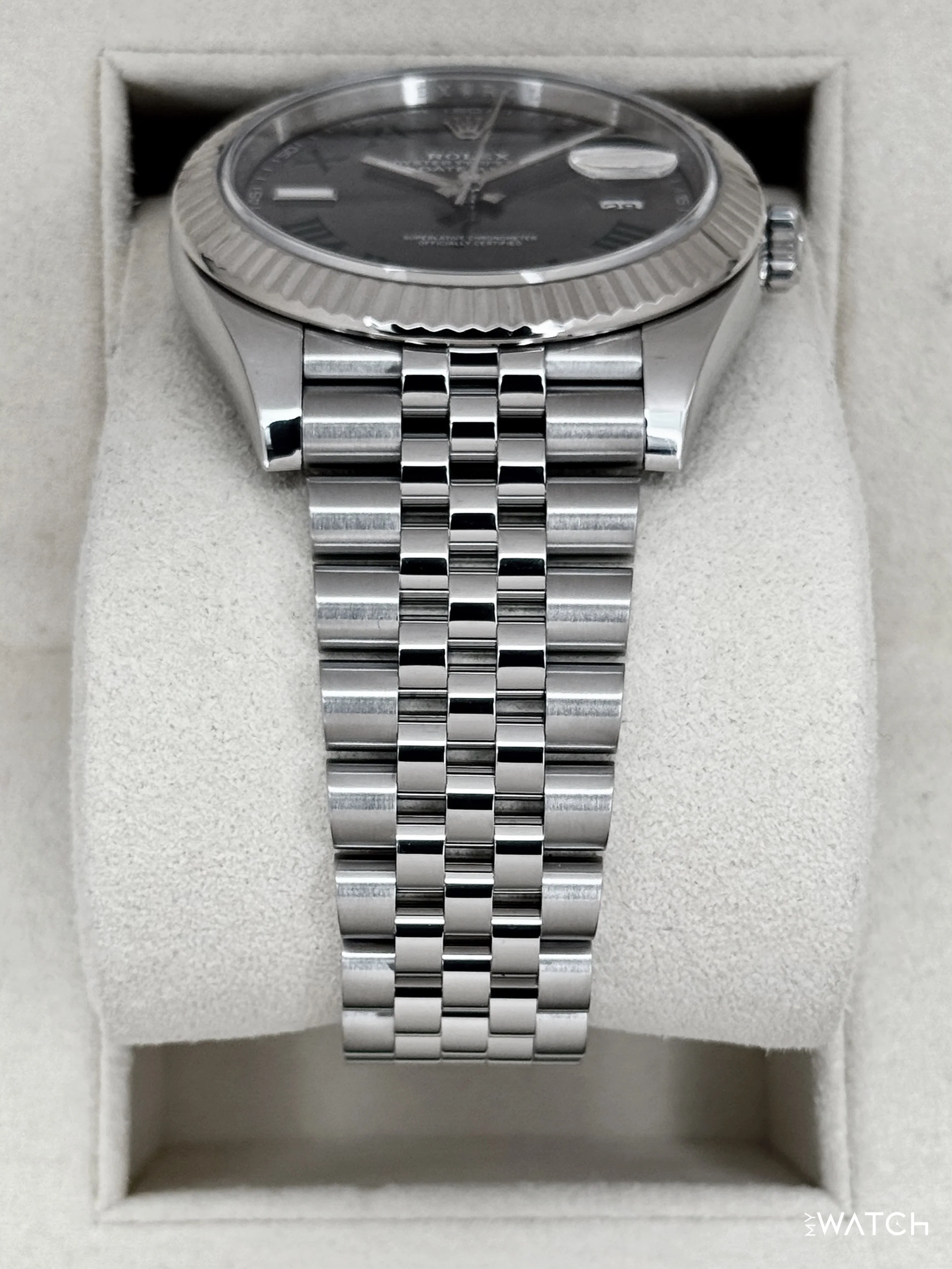 2024 Rolex Datejust 41mm 126334 Jubilee Wimbledon Dial - Image 3