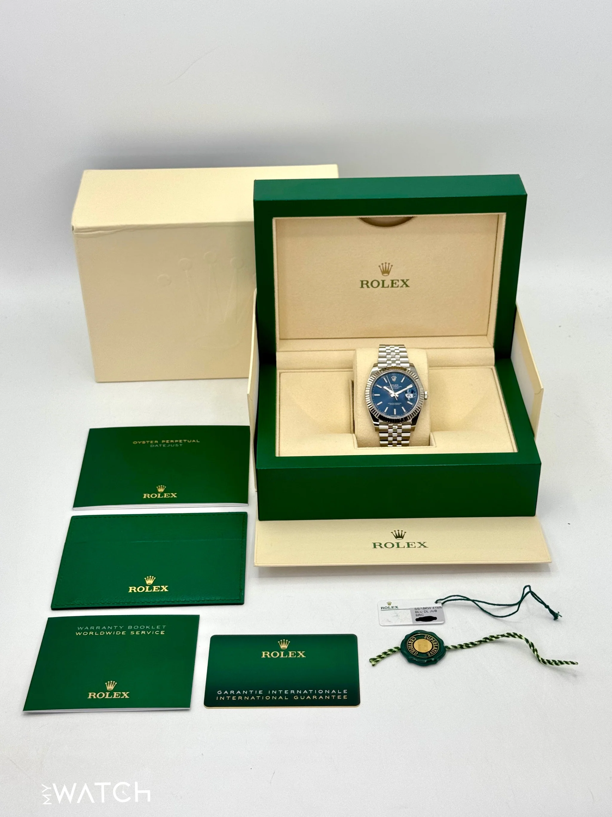 2024 Rolex Datejust 41mm 126334 Stainless Steel Jubilee Blue Dial - Image 10