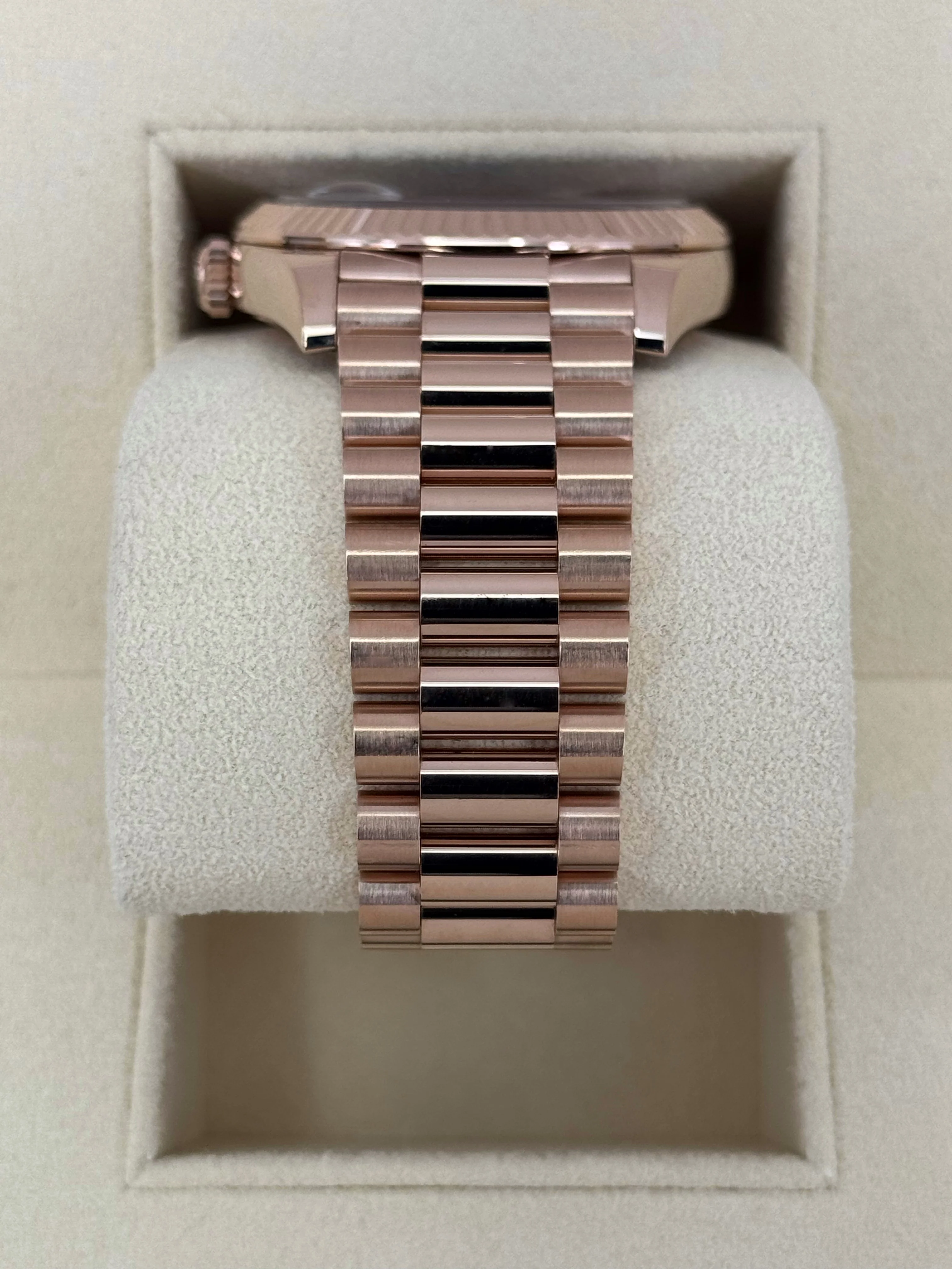 2024 Rolex Day-Date 40mm 228235 Rose Gold Chocolate Dial - Image 3