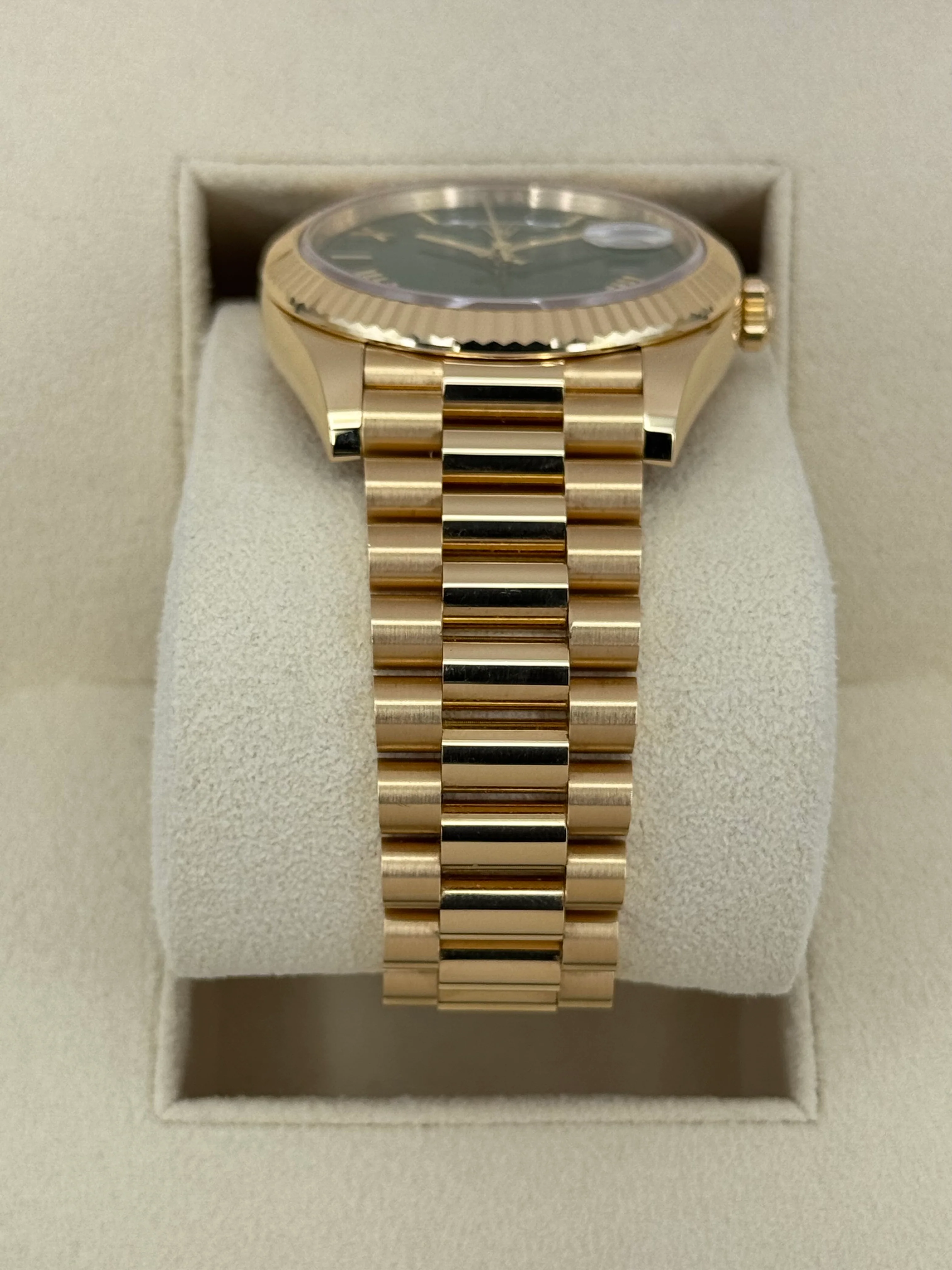 2024 Rolex Day-Date 40mm 228238 Presidential Green Dial - Image 4