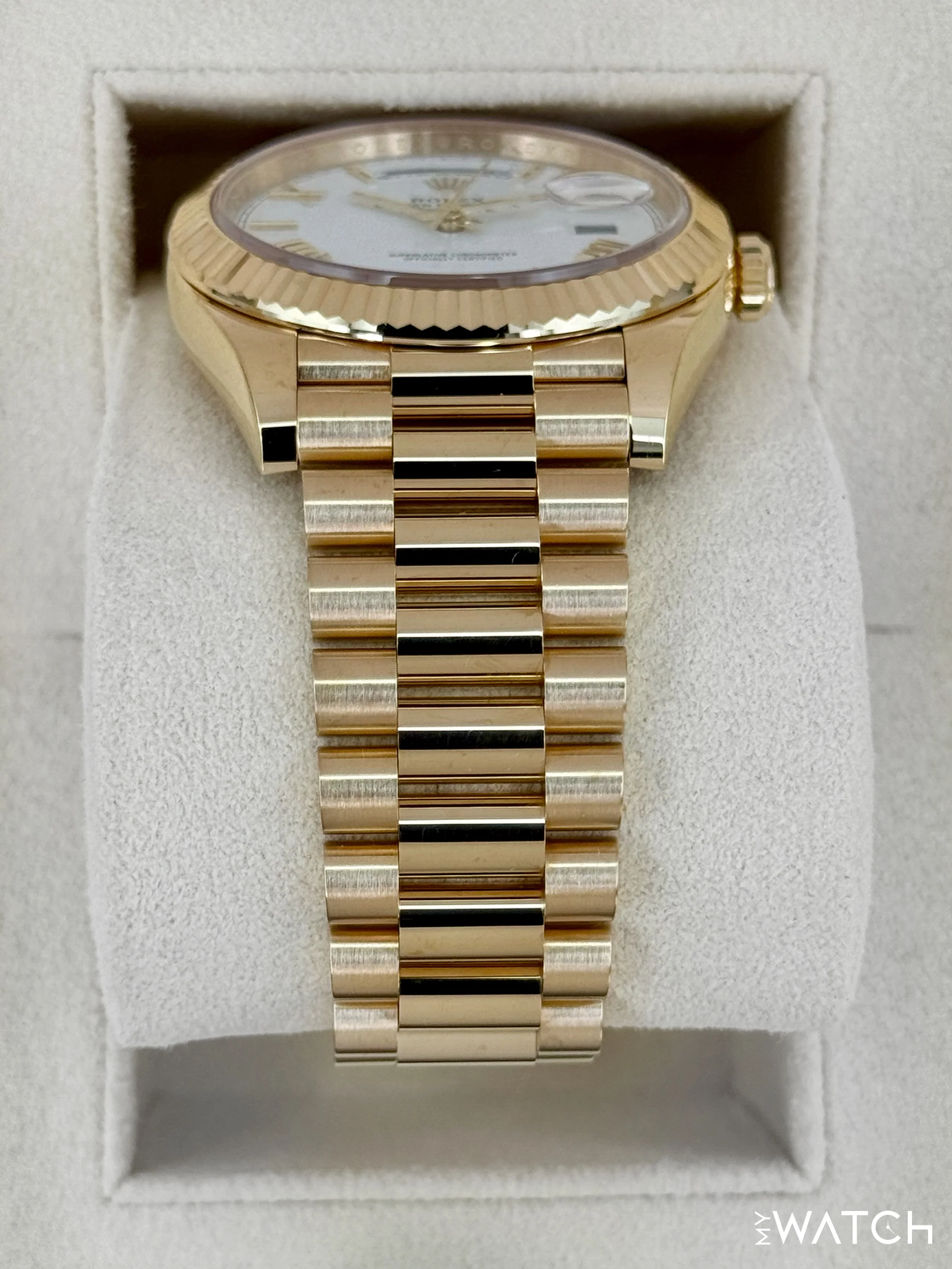 2024 Rolex Day-Date 40mm 228238 Presidential White Dial - Image 3